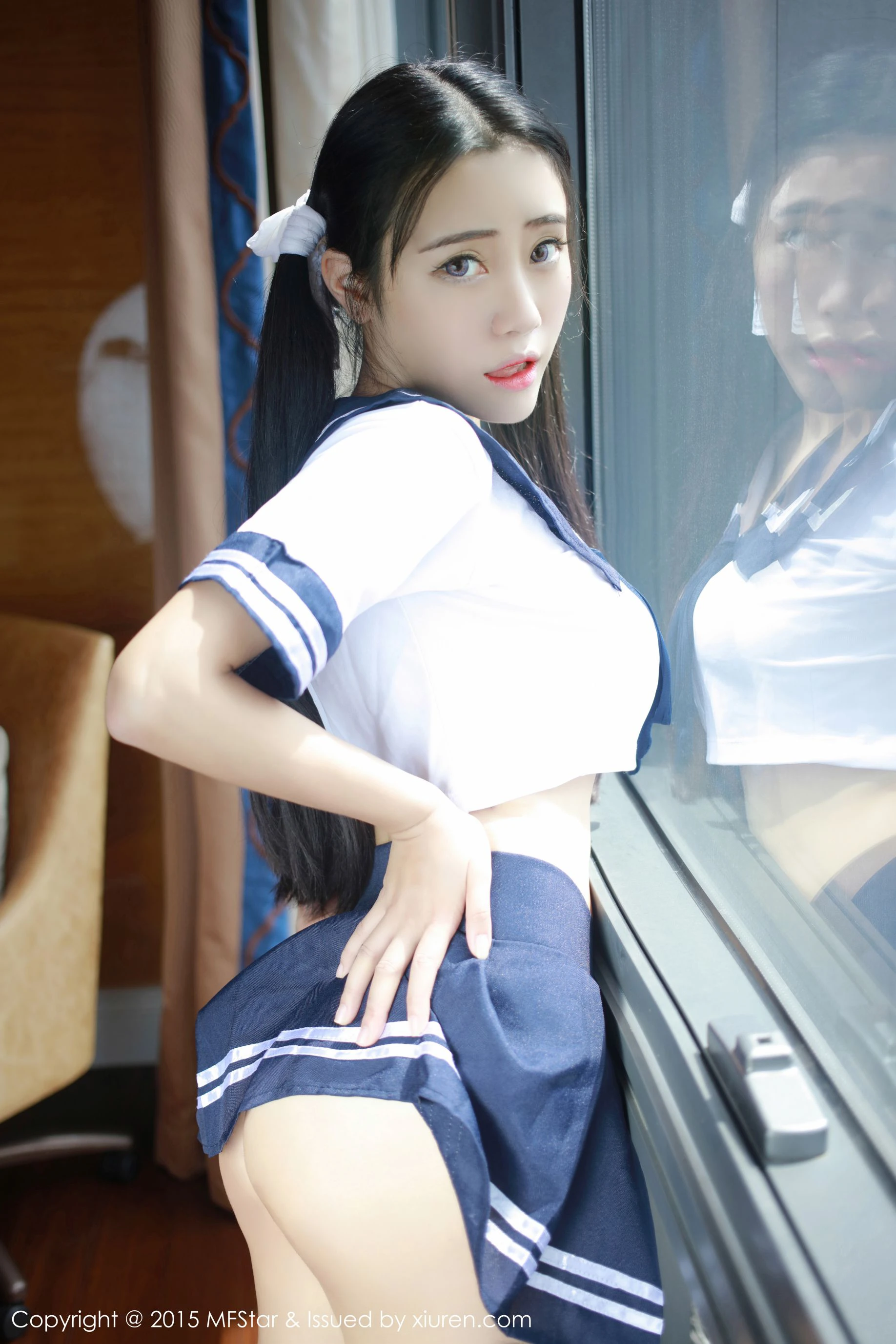 图片[7] - 兜豆靓Youlina《3套性感制服系列》 模范学院 Vol.032 - 机器猫次元 - 机器猫次元