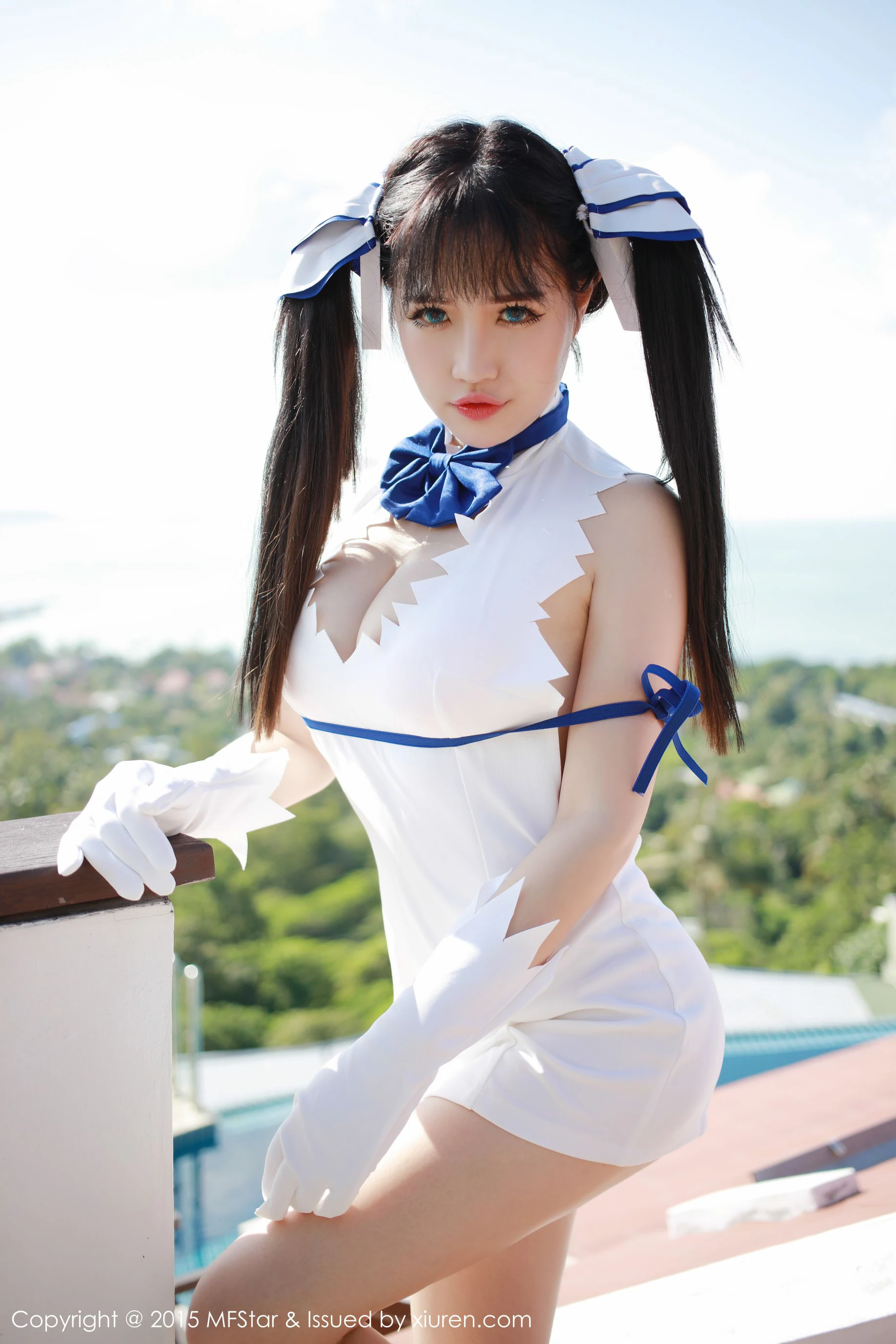 图片[1] - 徐cake《苏梅旅拍》COSPLAY+性感泳装 模范学院 Vol.036 - 机器猫次元 - 机器猫次元