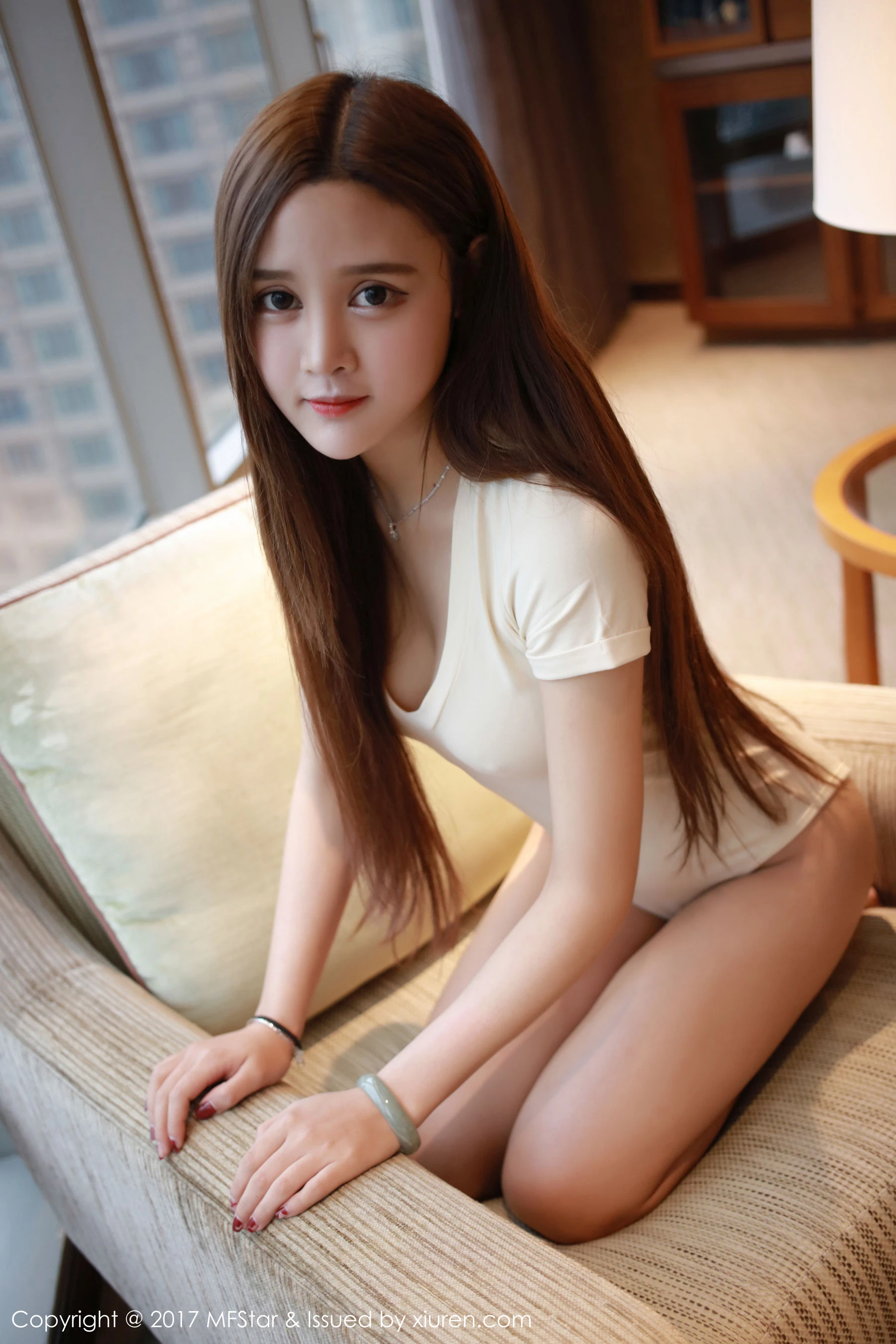 图片[1] - 姗姗《性感连体装+白衬衫》 模范学院 Vol.108 - 机器猫次元 - 机器猫次元