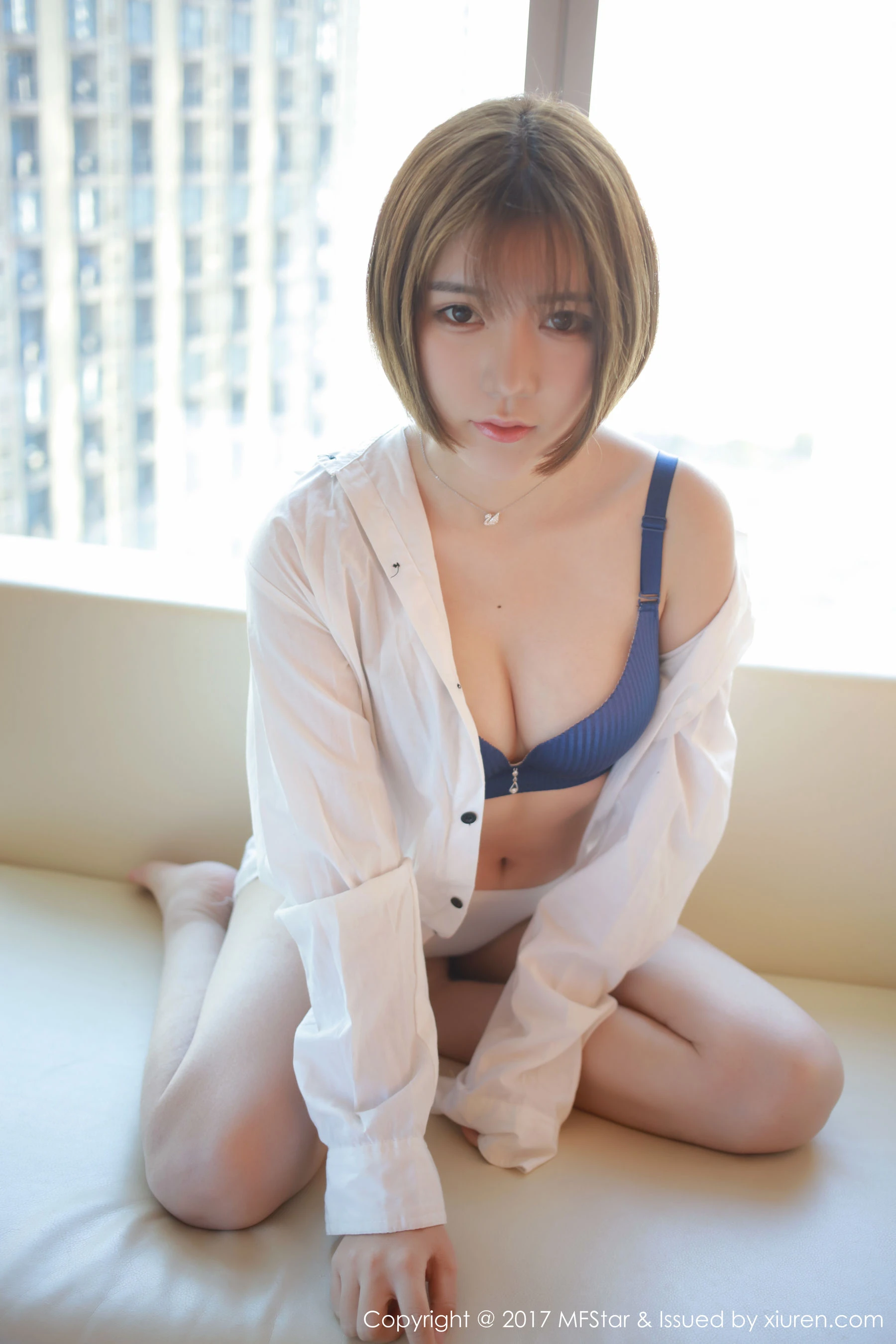 图片[1] - 冷不丁《性感衬衫与蕾丝诱惑》 模范学院 Vol.089 - 机器猫次元 - 机器猫次元