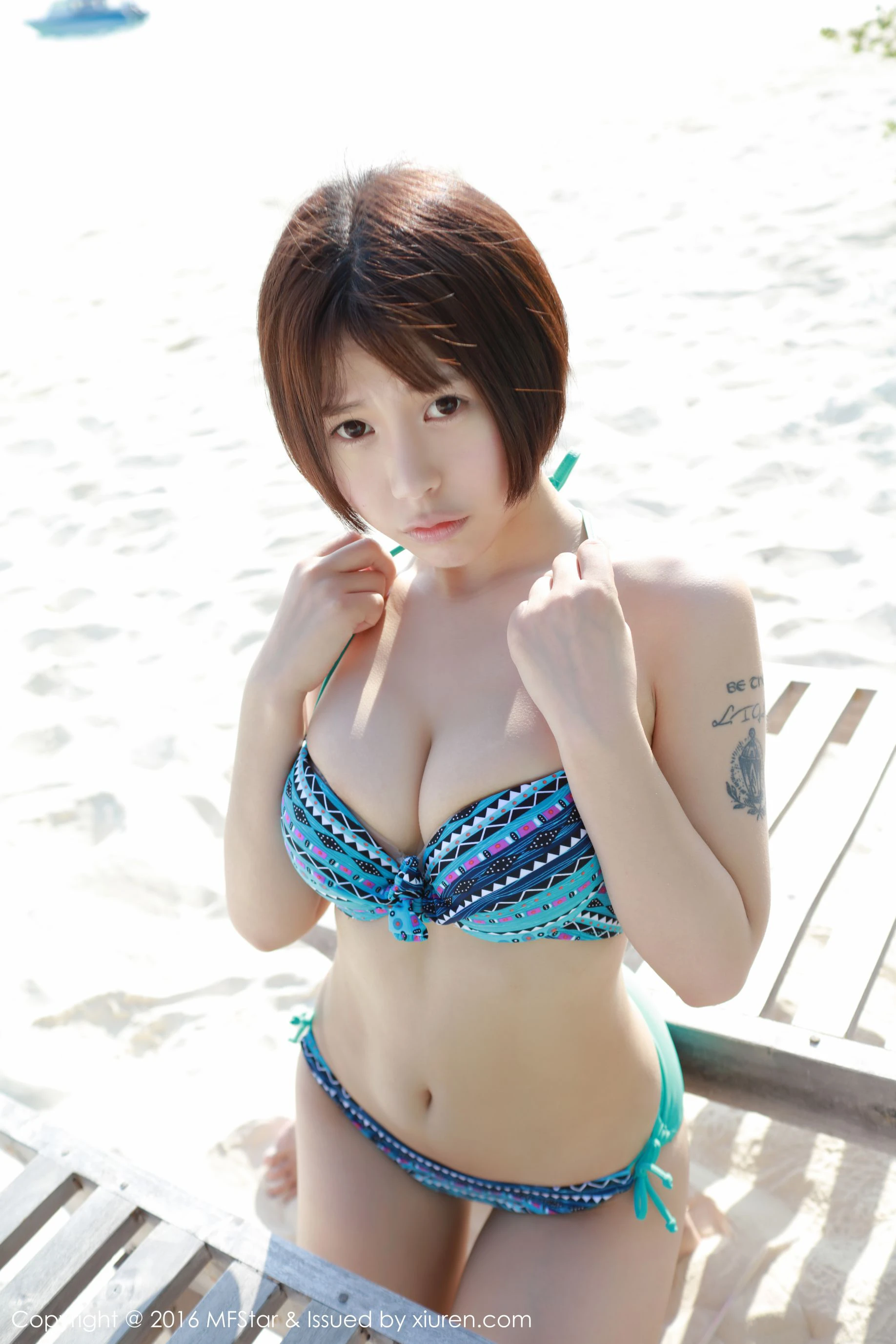 图片[8] - Evelyn艾莉《马尔代夫旅拍》比基尼+透视裙+学生装 模范学院 Vol.057 - 机器猫次元 - 机器猫次元