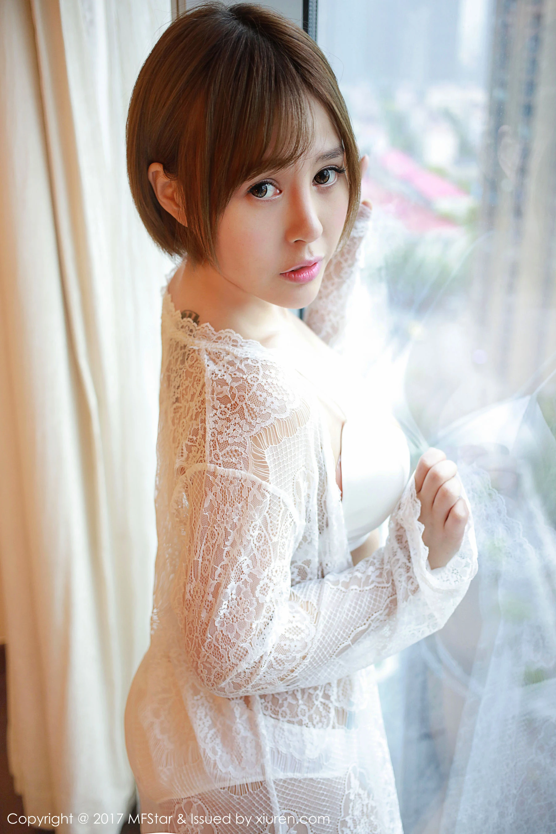 图片[3] - Evelyn艾莉《蕾丝半透内衣》 模范学院 Vol.099 - 机器猫次元 - 机器猫次元
