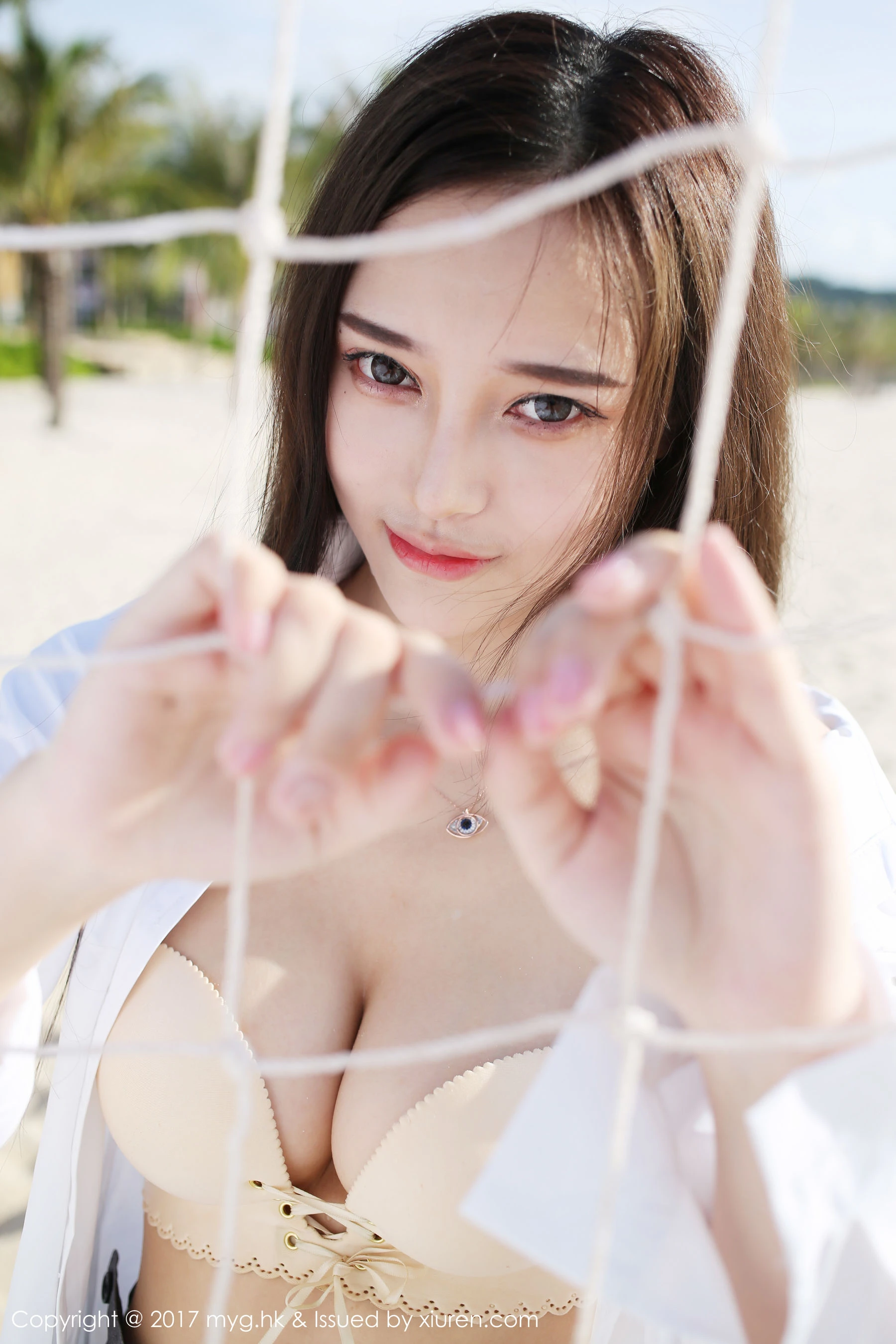 图片[8] - 唐琪儿il《海边白衬衫+短裙系列》 美媛馆 VOL.259 - 机器猫次元 - 机器猫次元