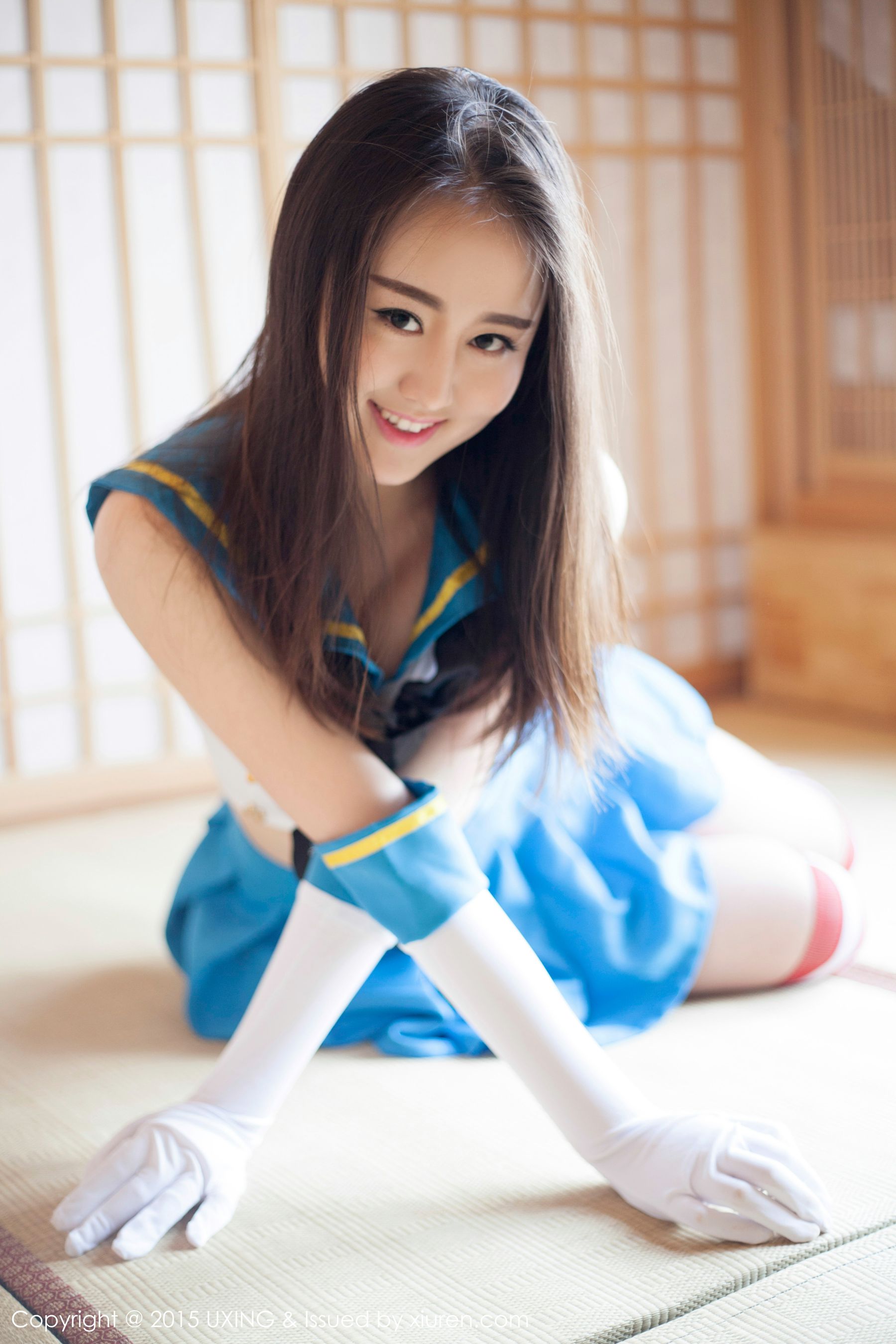 图片[8] - Romi王朝朝 - 美少女校服系列写真集 UXING优星馆 Vol.005 [62P] - 机器猫次元 - 机器猫次元