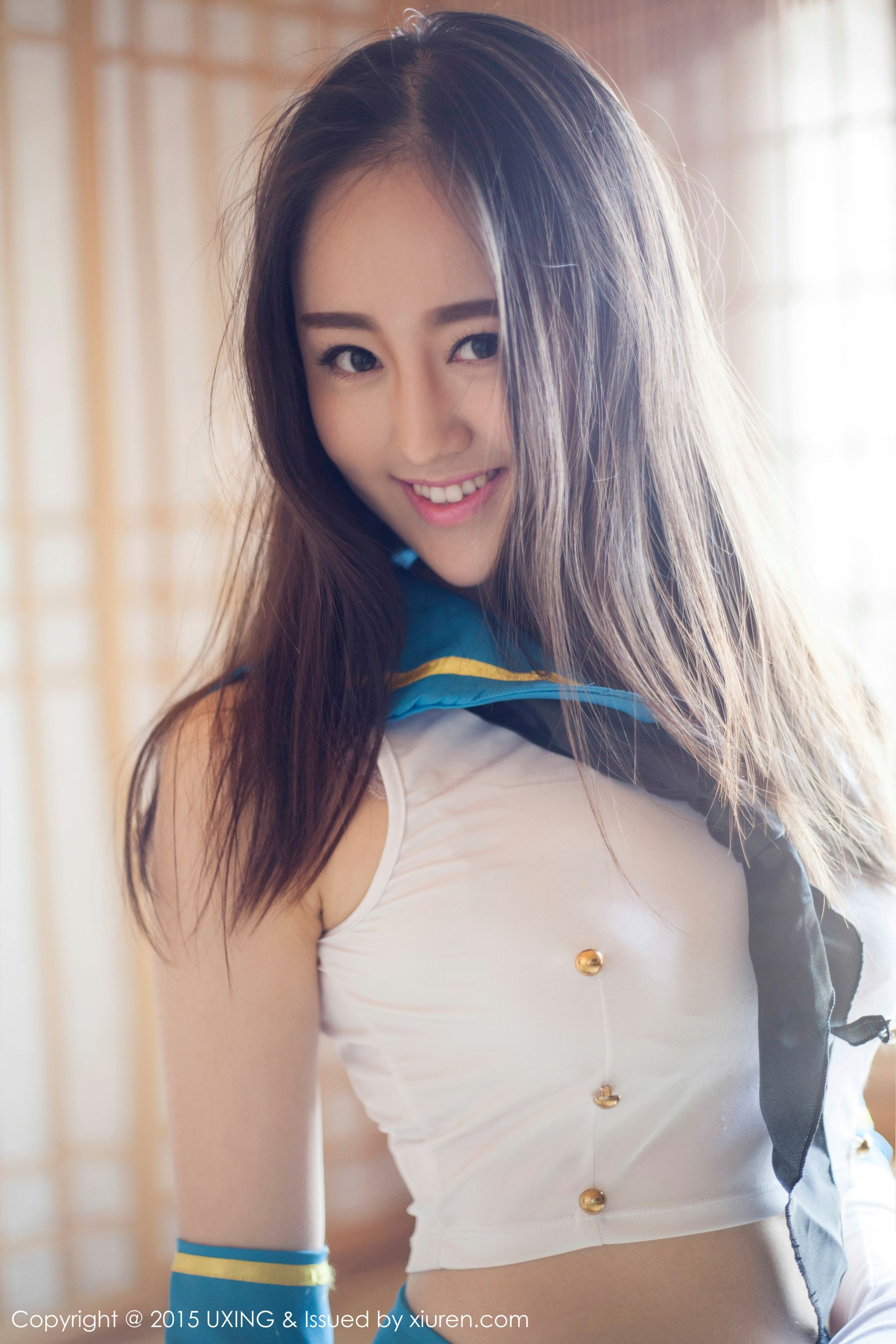 图片[3] - Romi王朝朝 - 美少女校服系列写真集 UXING优星馆 Vol.005 [62P] - 机器猫次元 - 机器猫次元