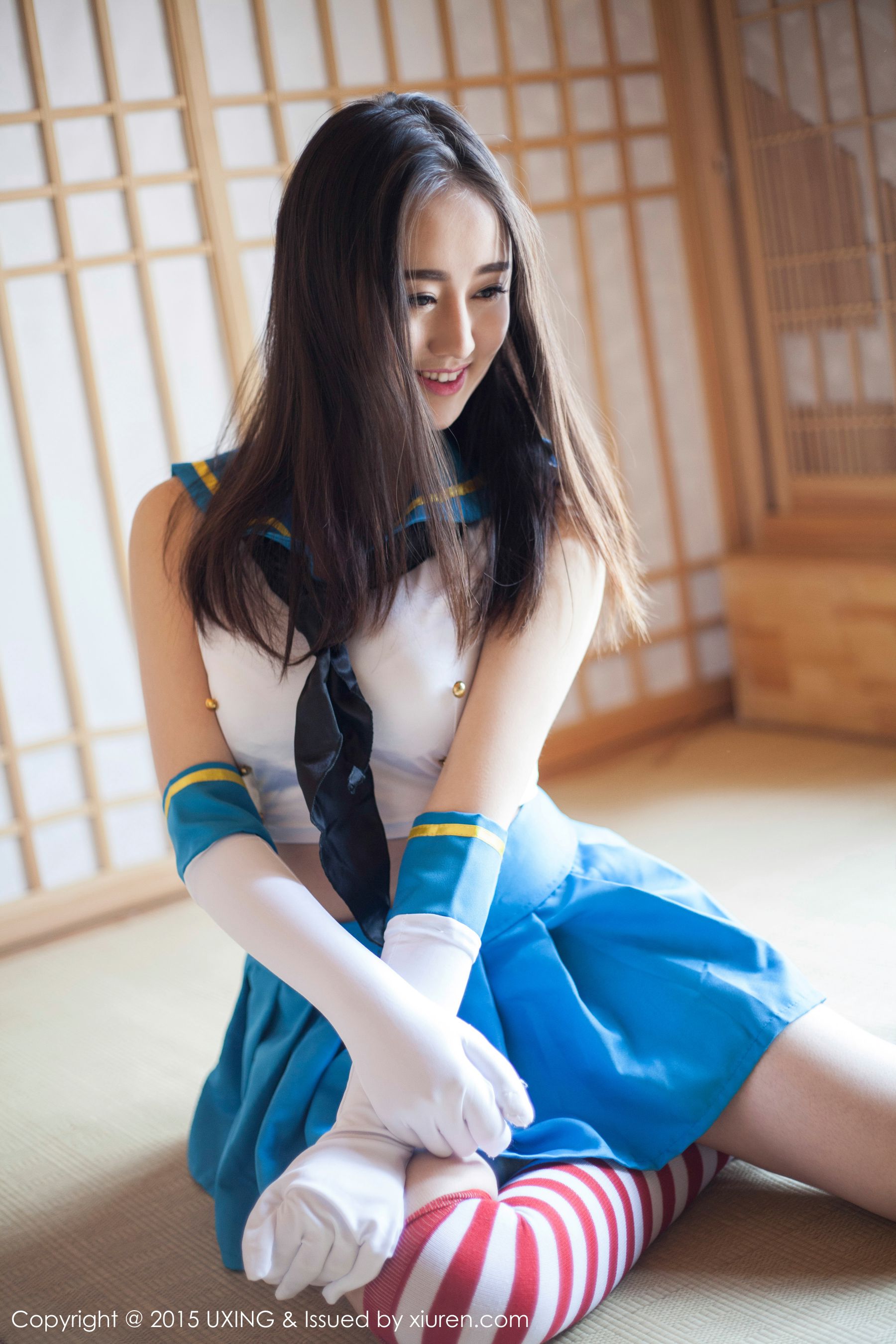 图片[5] - Romi王朝朝 - 美少女校服系列写真集 UXING优星馆 Vol.005 [62P] - 机器猫次元 - 机器猫次元