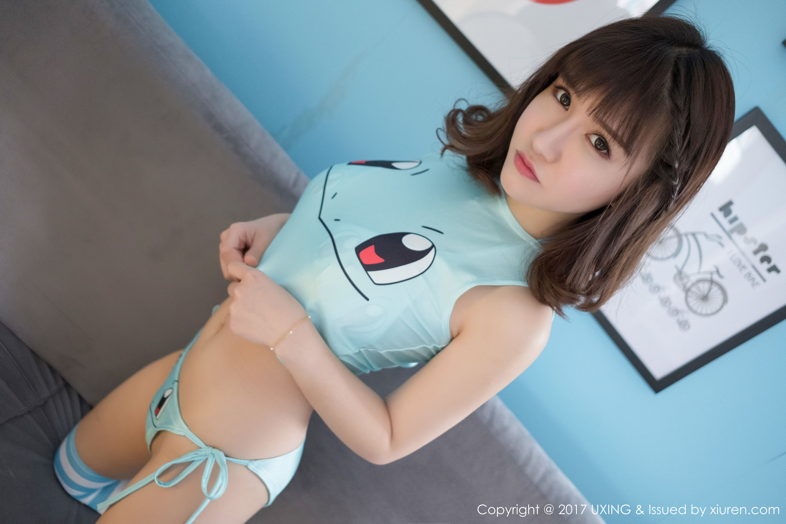 图片[1] - K8傲娇萌萌Vivian《COS暴力熊+妙蛙种子》 优星馆UXING VOL.043 [30P] - 机器猫次元 - 机器猫次元