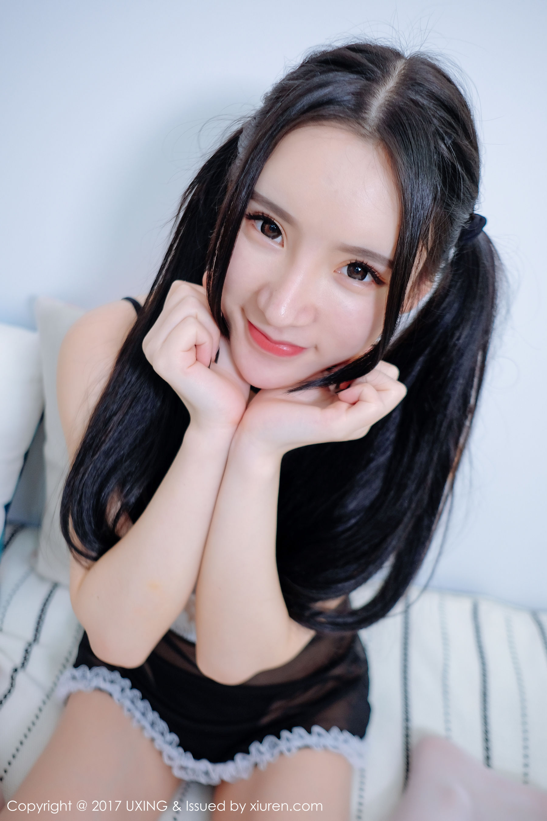 图片[1] - 周于希dummy《诱惑女仆装、性感皮衣、蕾丝吊袜》 优星馆UXING VOL.055 [38P] - 机器猫次元 - 机器猫次元