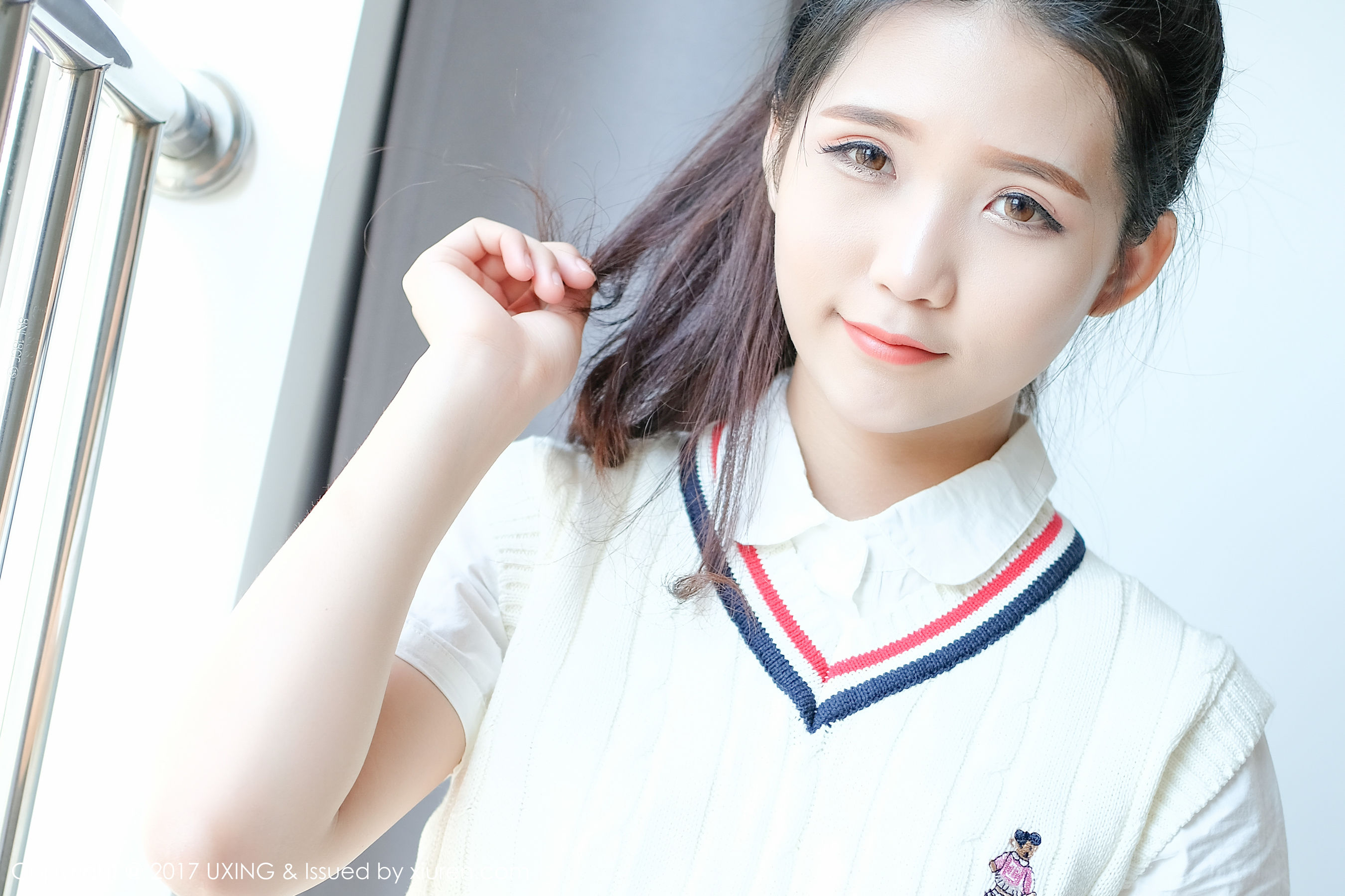 图片[2] - 可爱的小叶子《校服软妹》 优星馆UXING VOL.056 [38P] - 机器猫次元 - 机器猫次元