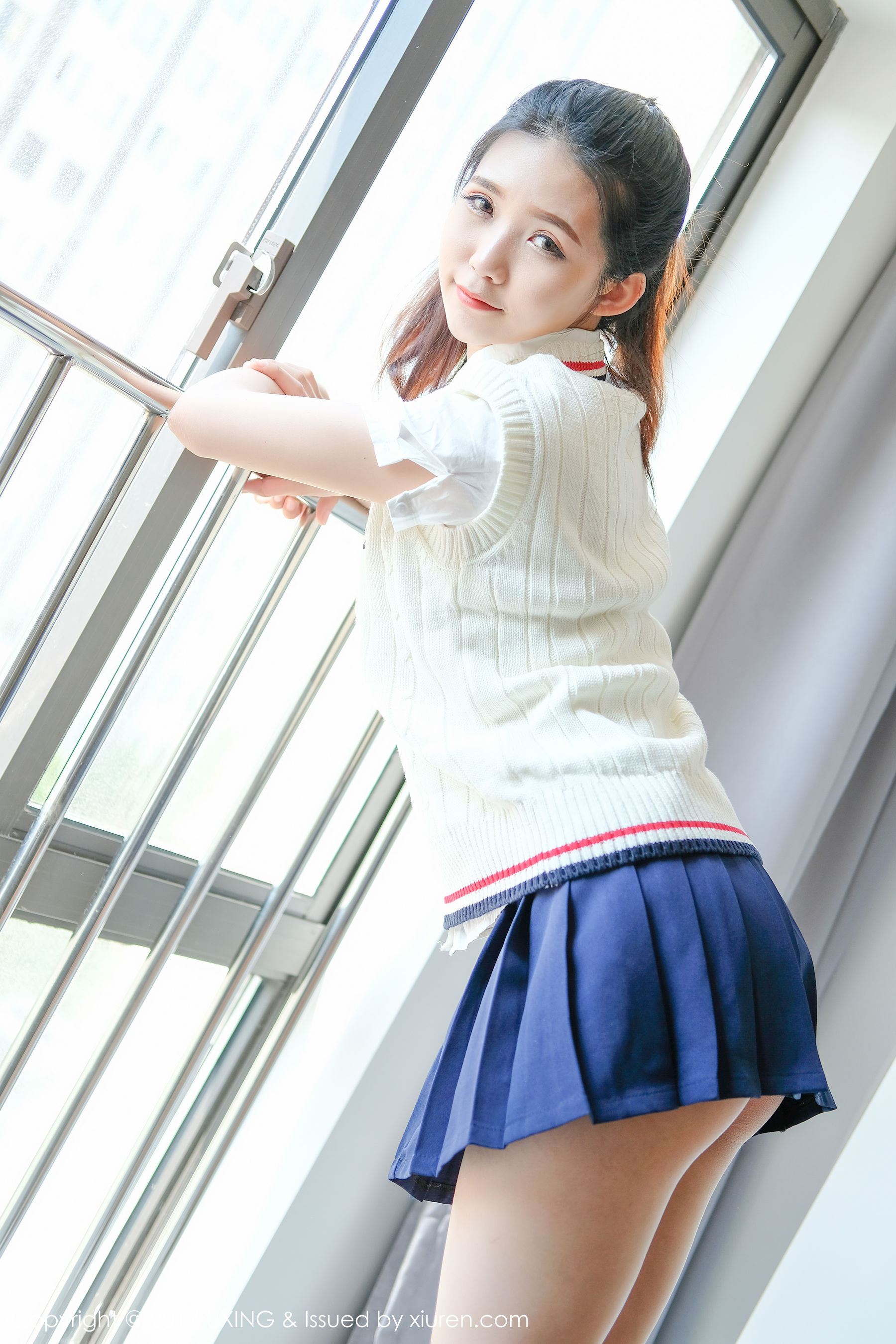 图片[3] - 可爱的小叶子《校服软妹》 优星馆UXING VOL.056 [38P] - 机器猫次元 - 机器猫次元