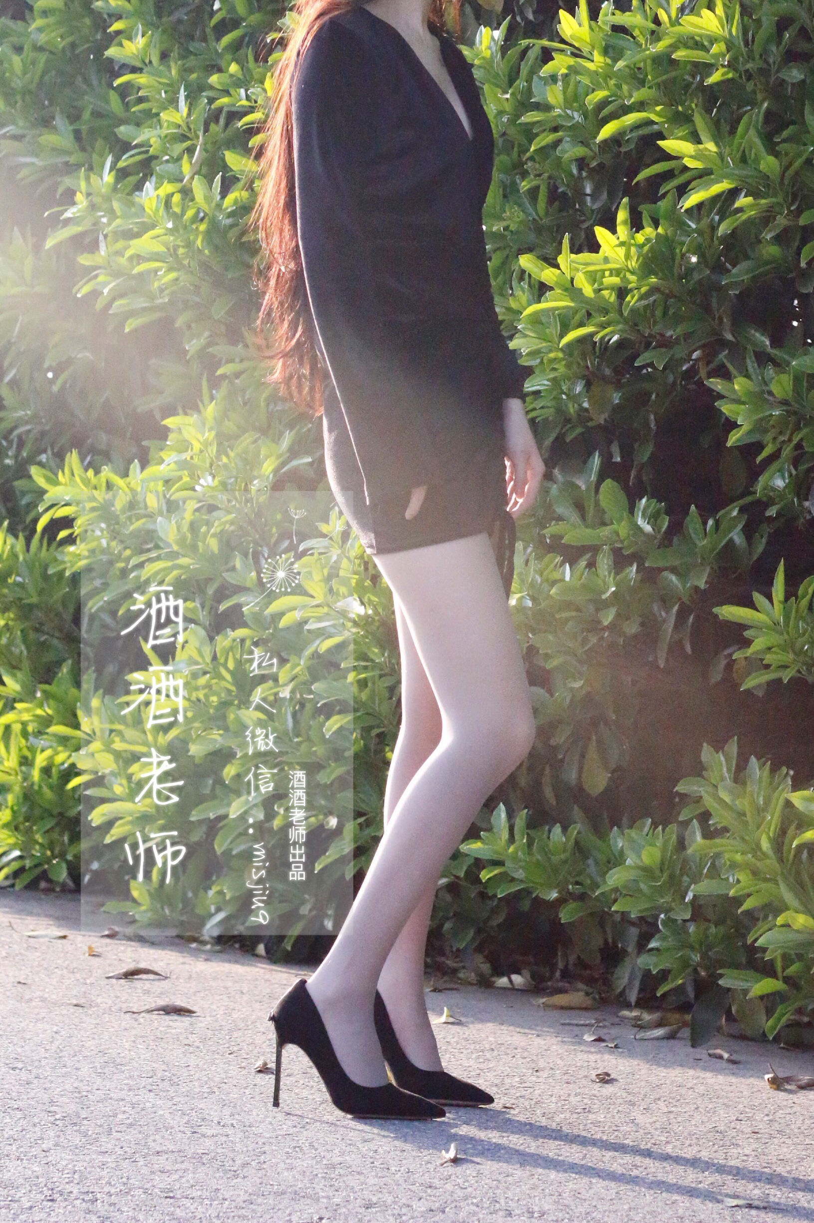 图片[1] - 酒酒老师 - 黄昏光影高跟秀 [56P] - 机器猫次元 - 机器猫次元