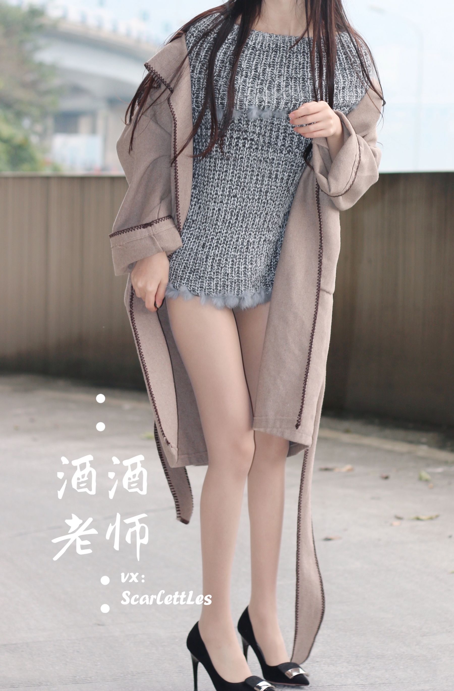 图片[8] - 酒酒老师 - 停车场里的超短裙 [55P] - 机器猫次元 - 机器猫次元