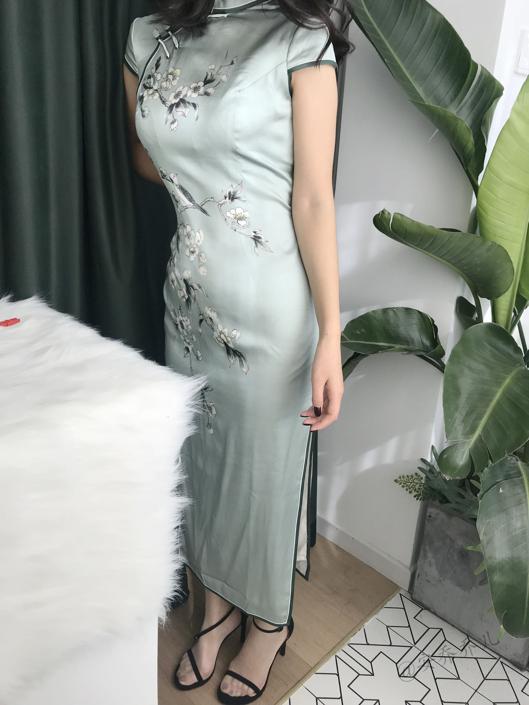 图片[3] - 安乔乔儿(Nia乔乔) No.017 安乔乔儿 黑丝旗袍 [110P] - 机器猫次元 - 机器猫次元