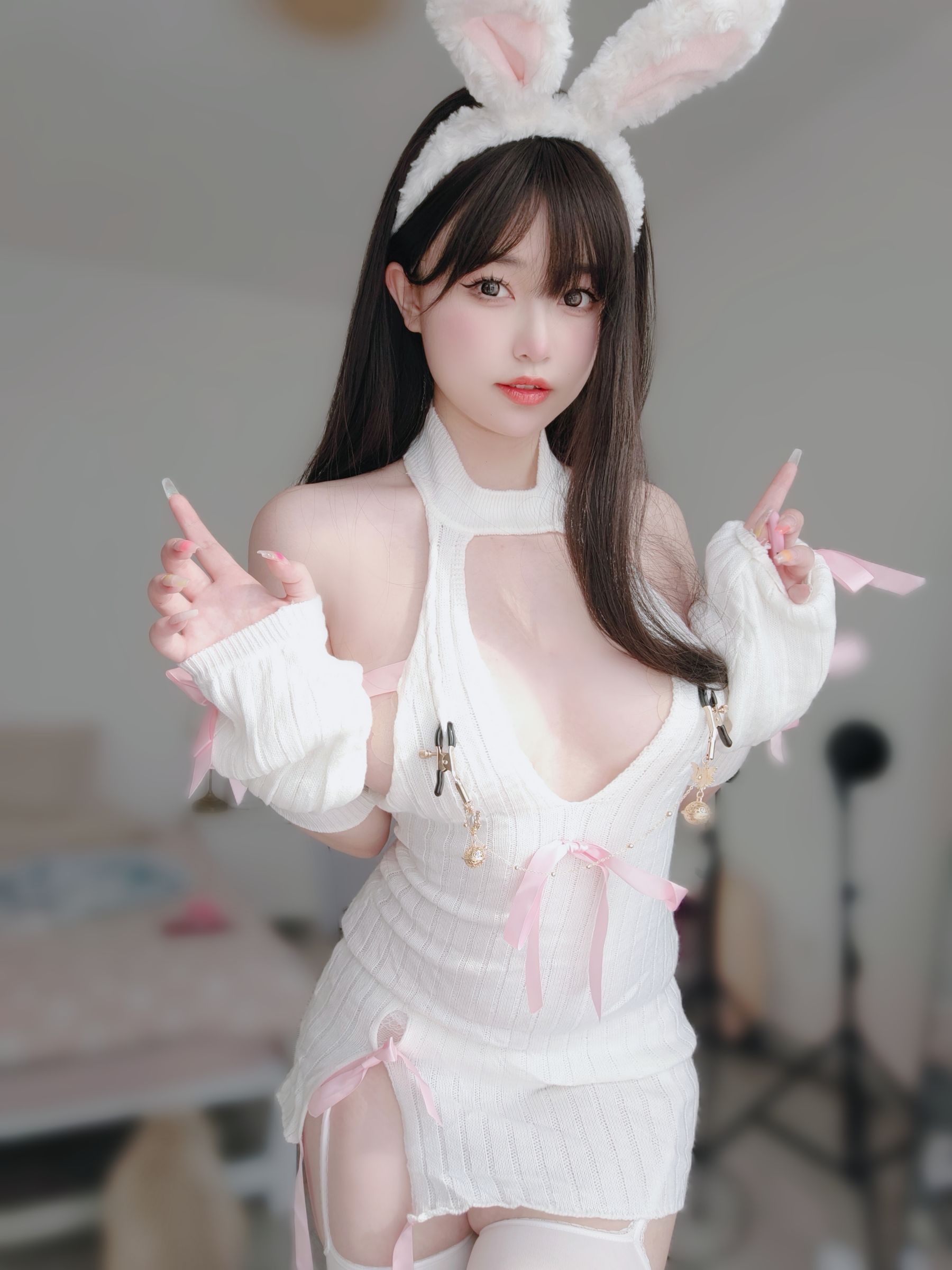 图片[3] - 女主K - 白丝兔女郎 [102P] - 机器猫次元 - 机器猫次元