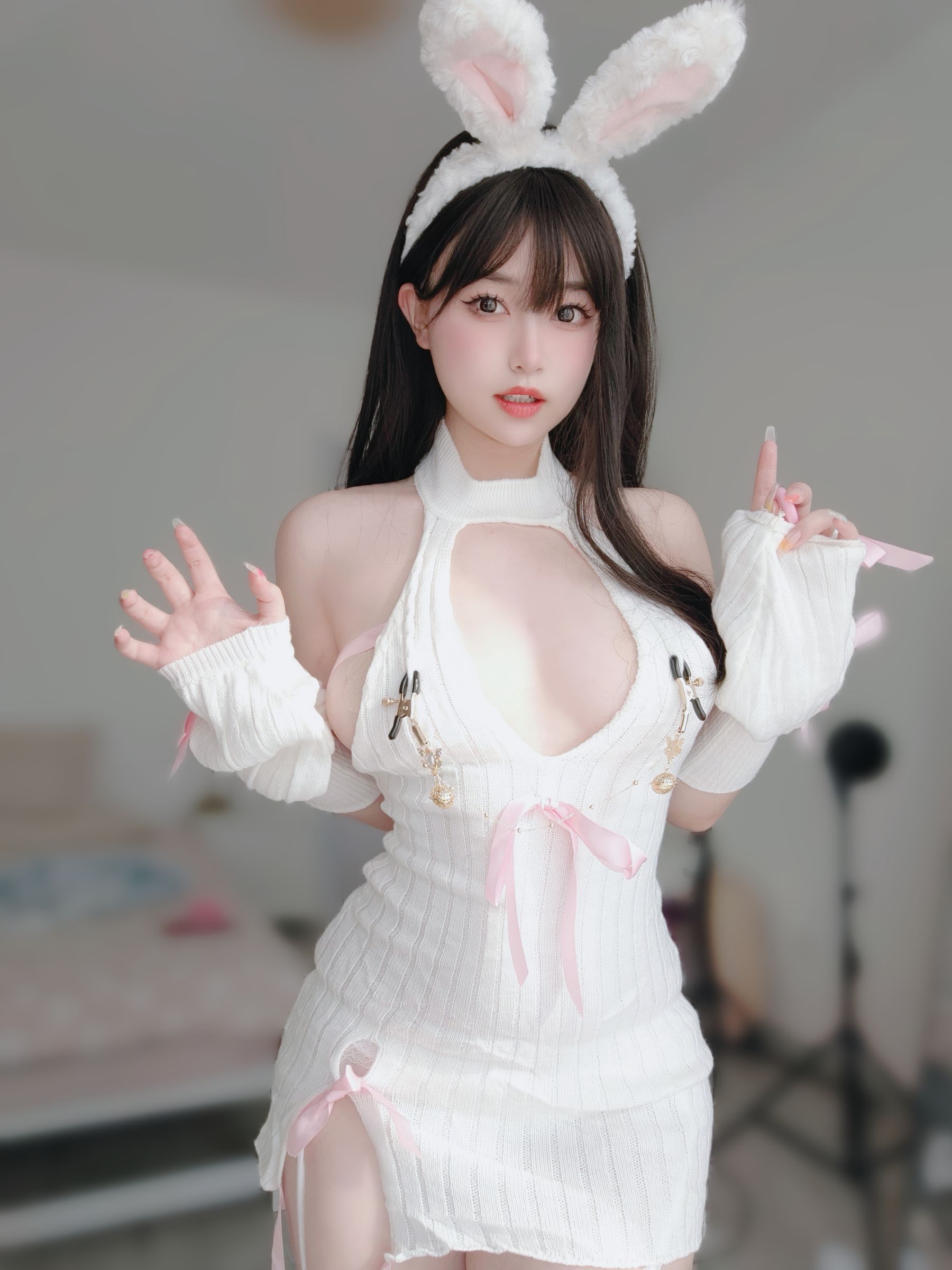 图片[2] - 女主K - 白丝兔女郎 [102P] - 机器猫次元 - 机器猫次元
