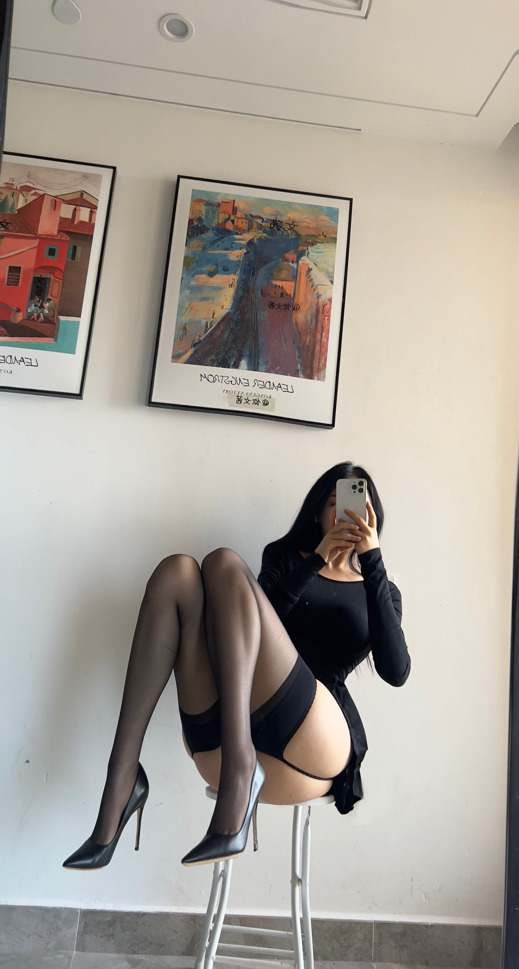 图片[2] - Cool文茜 - 吊带黑色 [19P] - 机器猫次元 - 机器猫次元