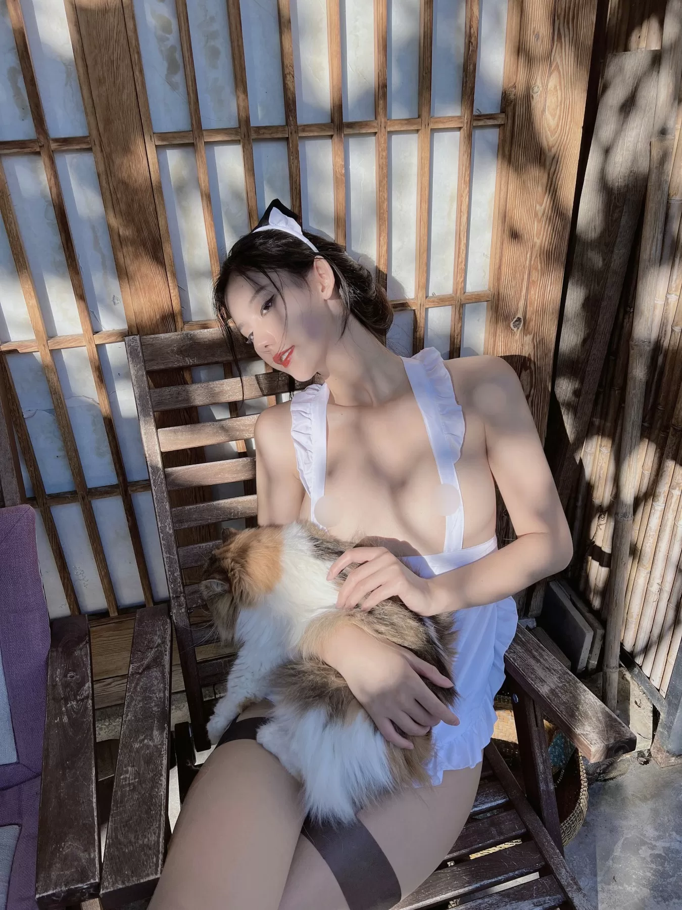 图片[1] - 就是阿朱啊 - 女仆与猫 [40P] - 机器猫次元 - 机器猫次元