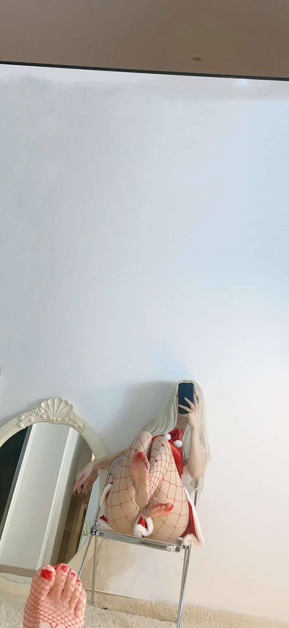图片[3] - 俏妞qiaoniuTT - 红色网丝 [14P] - 机器猫次元 - 机器猫次元