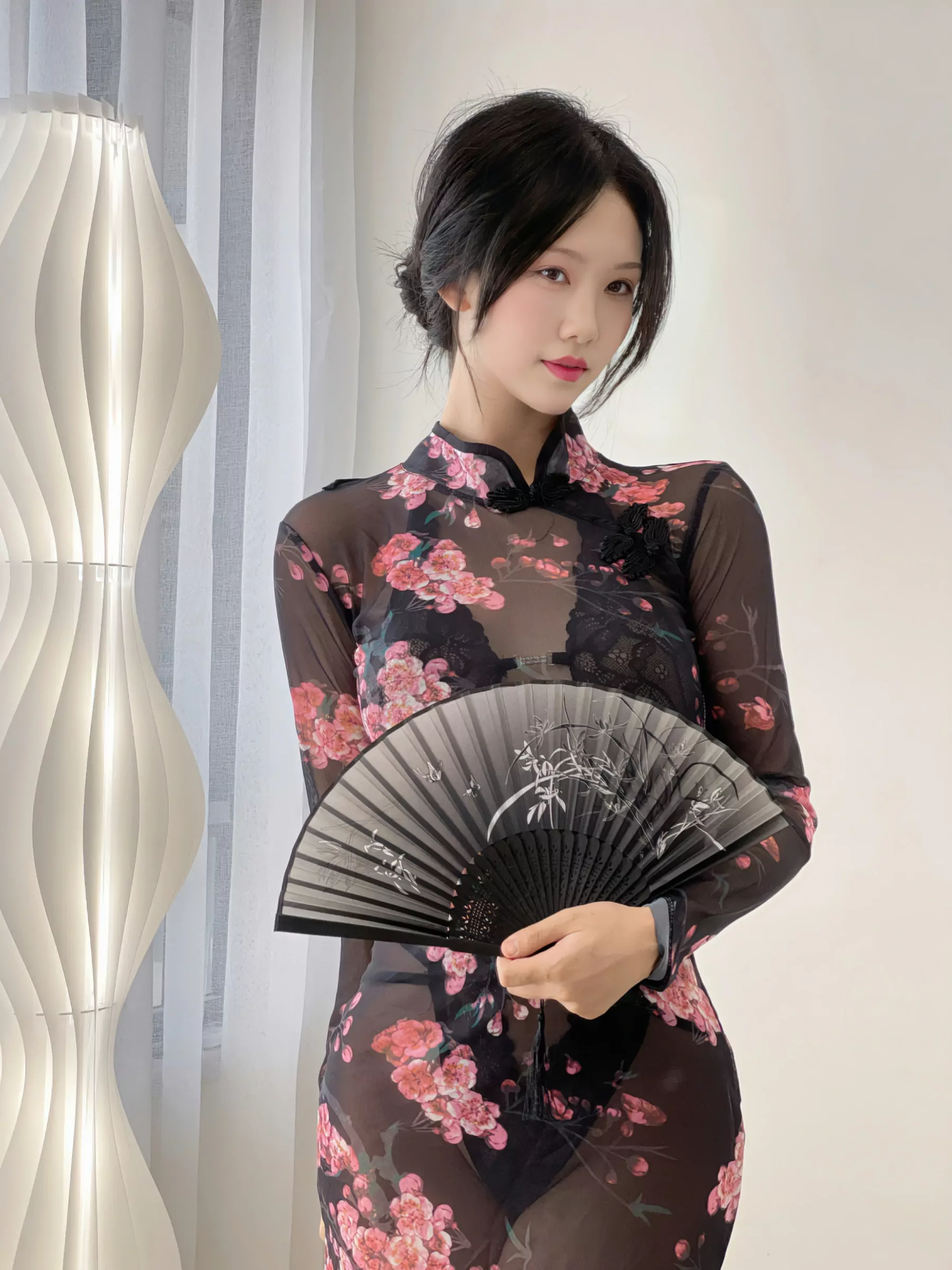 图片[1] - 抖娘利世 - 情趣旗袍 [38P] - 机器猫次元 - 机器猫次元
