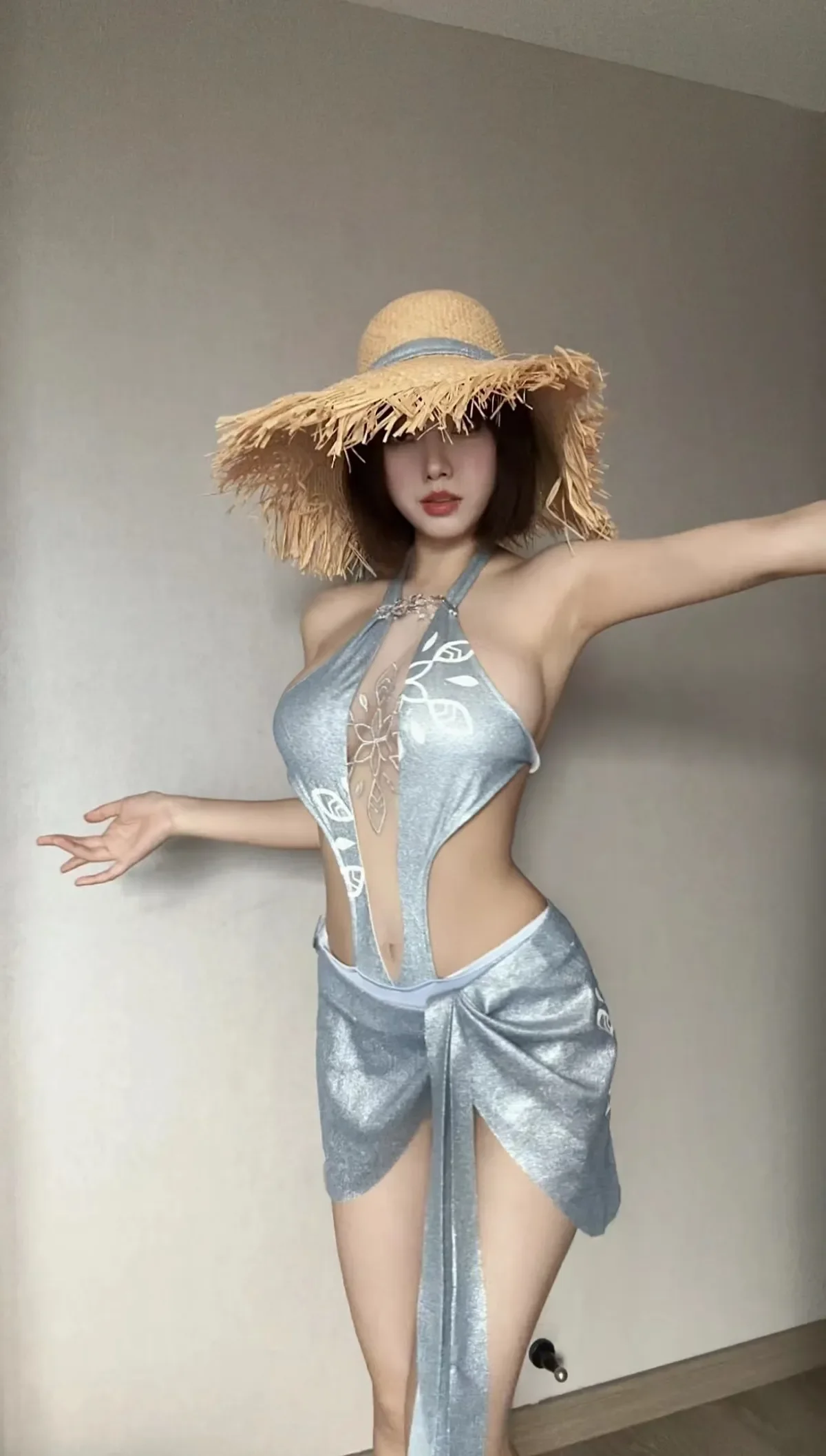 图片[6] - 铃铛铛 - 蓝色印花比基尼 [23P] - 机器猫次元 - 机器猫次元