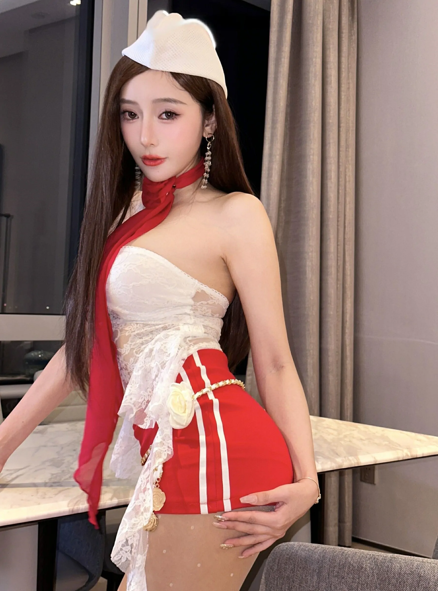 图片[6] - 王馨瑶Yanni - 私拍性感白色蕾丝 [72P] - 机器猫次元 - 机器猫次元
