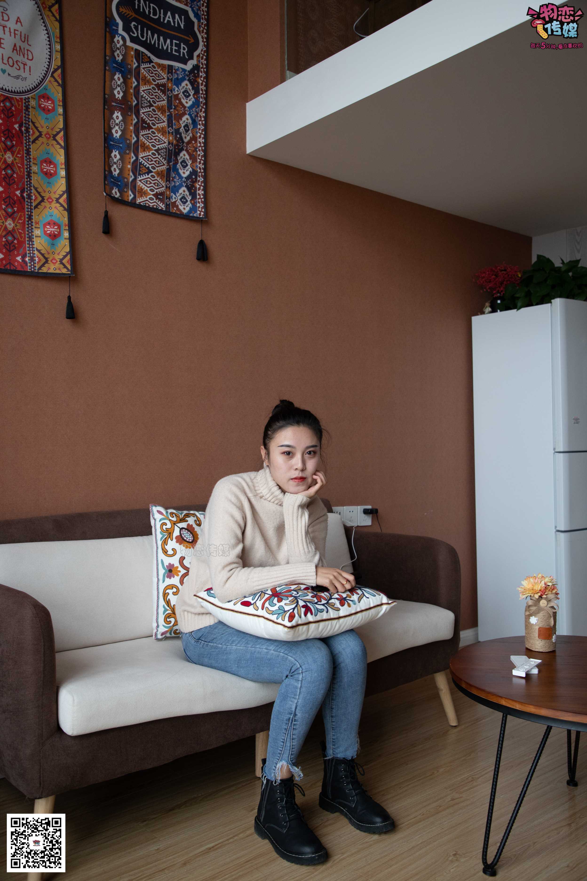 图片[2] - 物恋传媒 No.087 刘心-可爱丸子头，可爱棉袜 [116P+1V0.99GB] - 机器猫次元 - 机器猫次元
