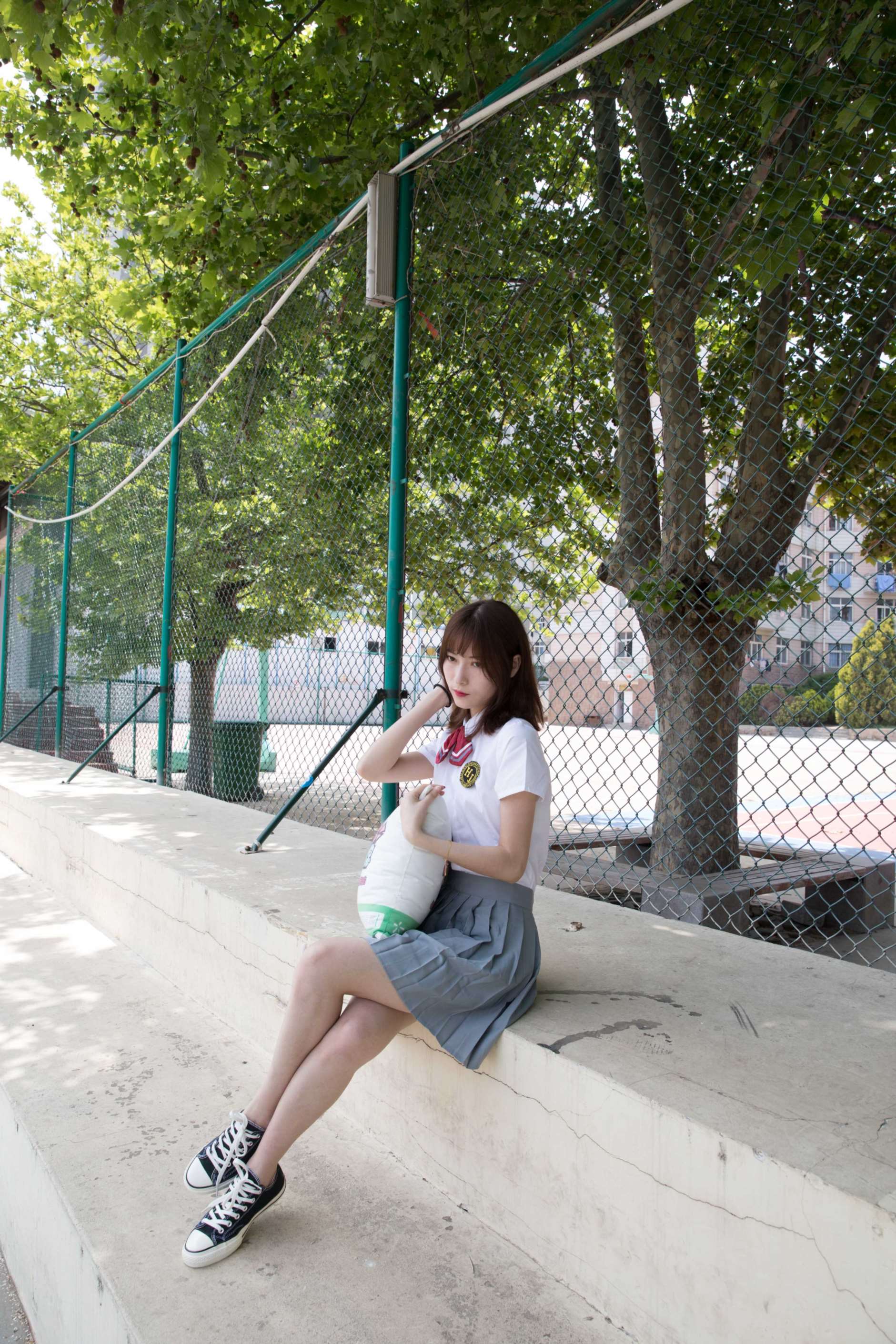 图片[4] - 物恋传媒 No.156 案例猫耳-操场、校服、帆布鞋与船袜 [172P+1V4.31G] - 机器猫次元 - 机器猫次元