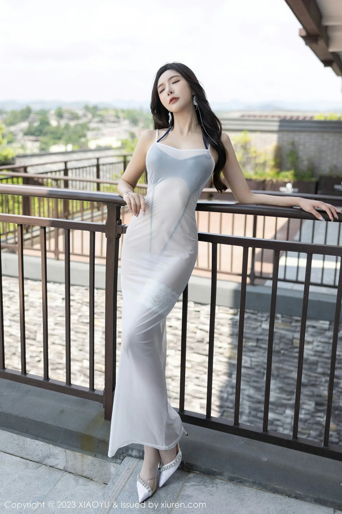 图片[8] - XIAOYU 语画界 Vol.1052 王馨瑶yanni 白色轻透连衣长裙贵州旅拍 [98P] - 机器猫次元 - 机器猫次元