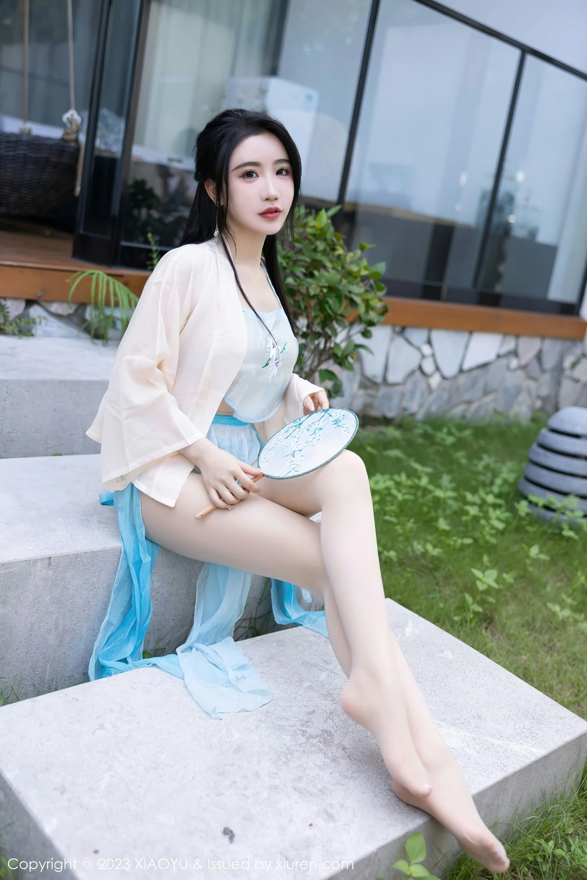 图片[4] - XIAOYU 语画界 Vol.1057 Cherry樱桃酱 淡蓝色古装杭州旅拍 [82P] - 机器猫次元 - 机器猫次元