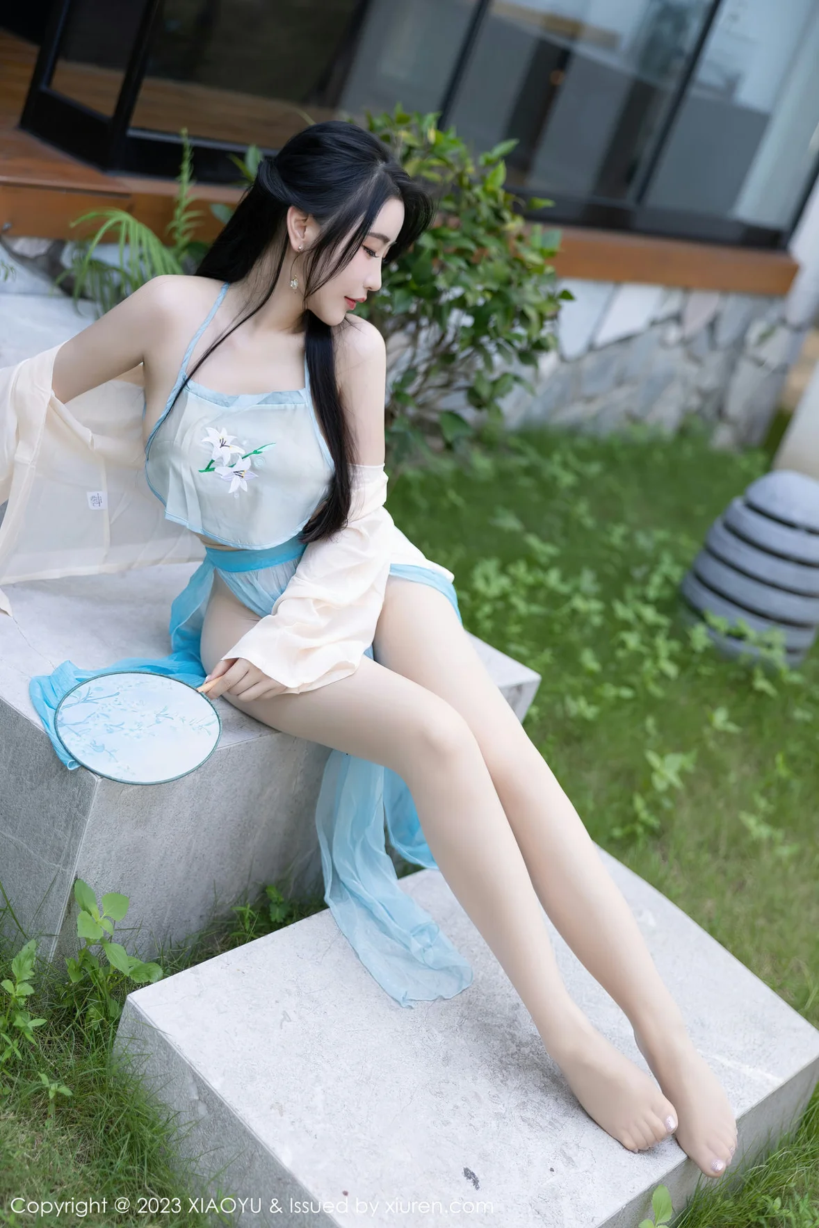 图片[7] - XIAOYU 语画界 Vol.1057 Cherry樱桃酱 淡蓝色古装杭州旅拍 [82P] - 机器猫次元 - 机器猫次元