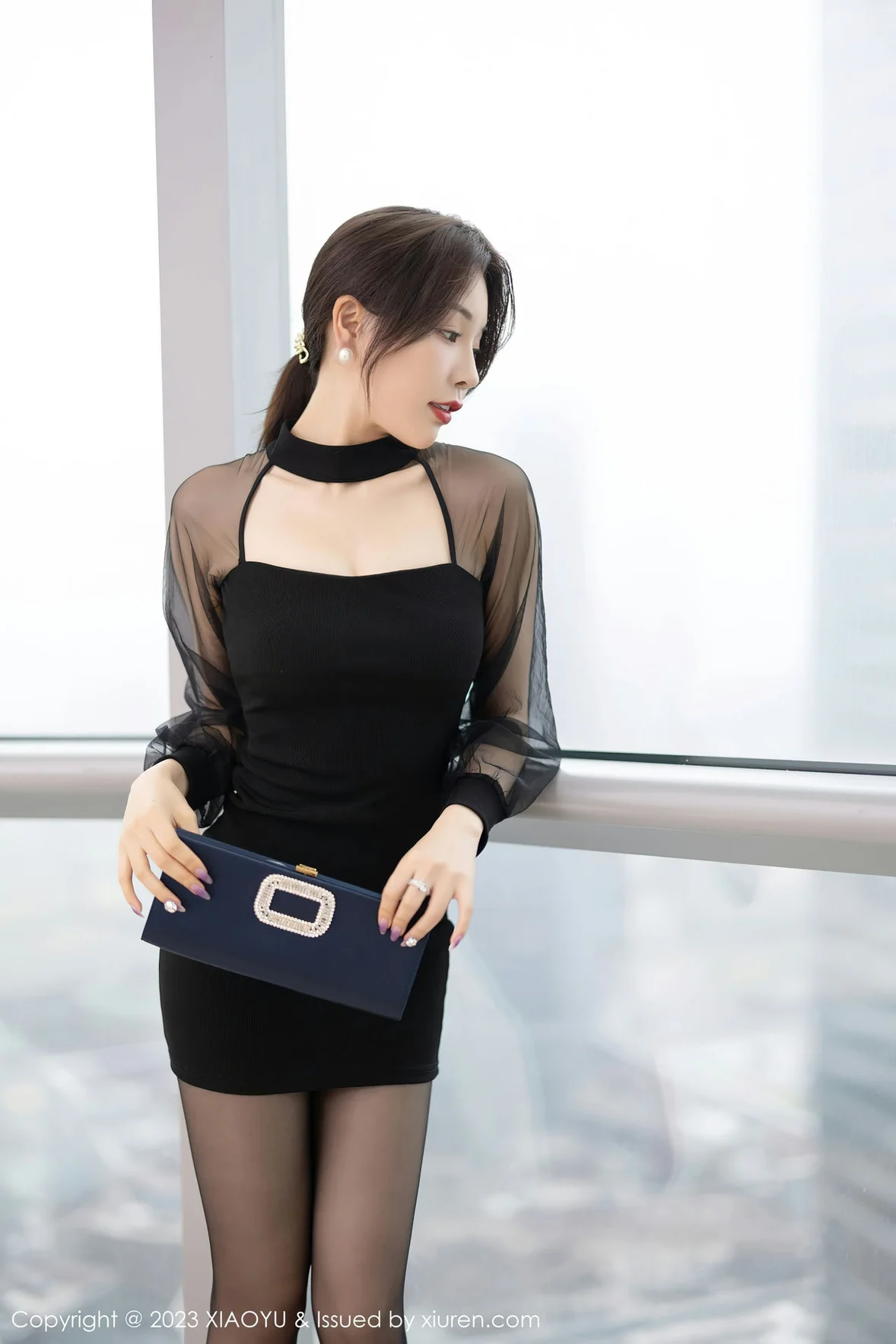 图片[3] - XIAOYU 语画 Vol.1067 徐莉芝Booty 黑色薄纱性感写真 [88P] - 机器猫次元 - 机器猫次元