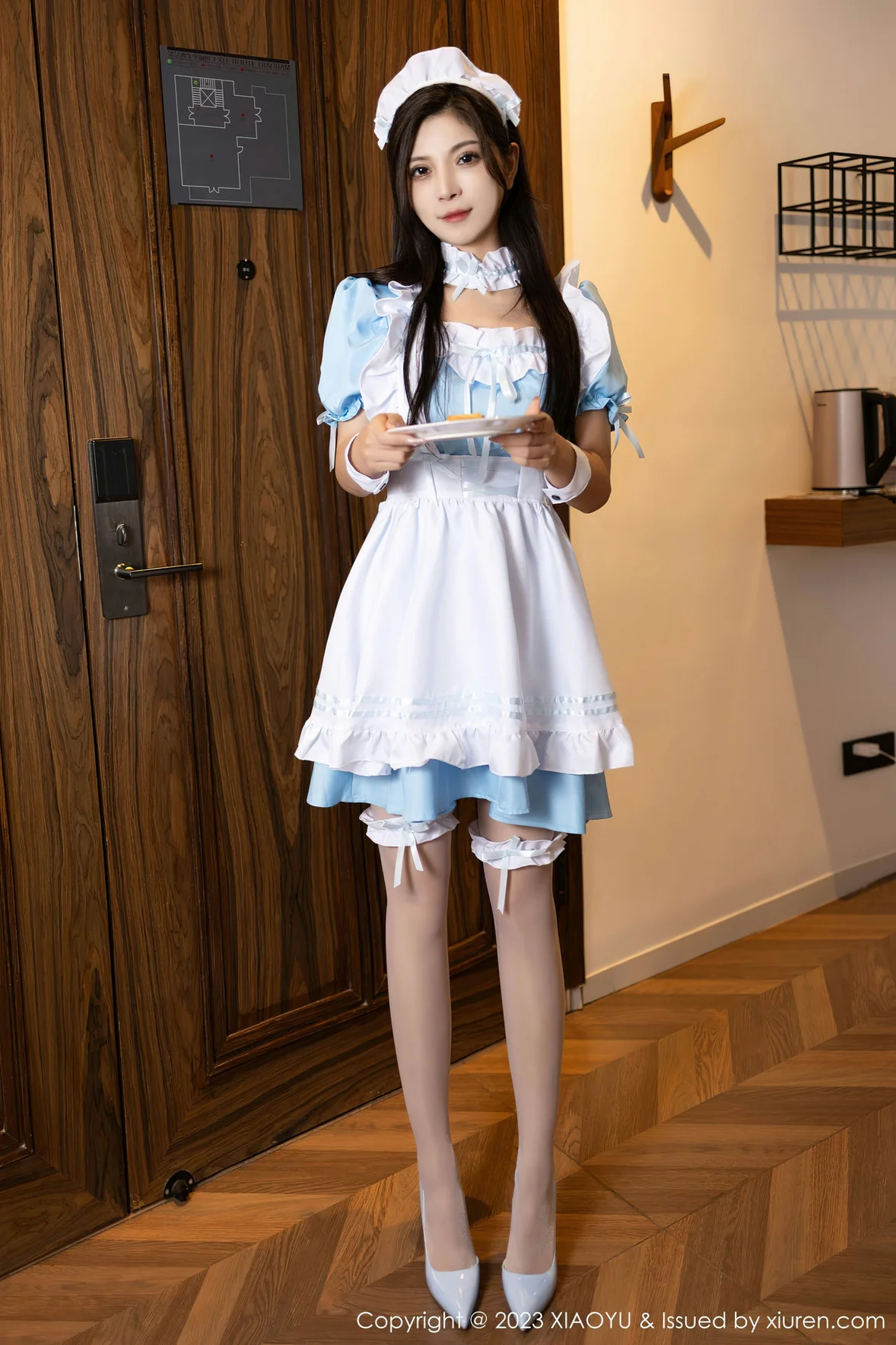 图片[4] - 语画 Vol.1100 小蛮妖Yummy 蓝色女仆贵州旅拍写真11 [84P] - 机器猫次元 - 机器猫次元