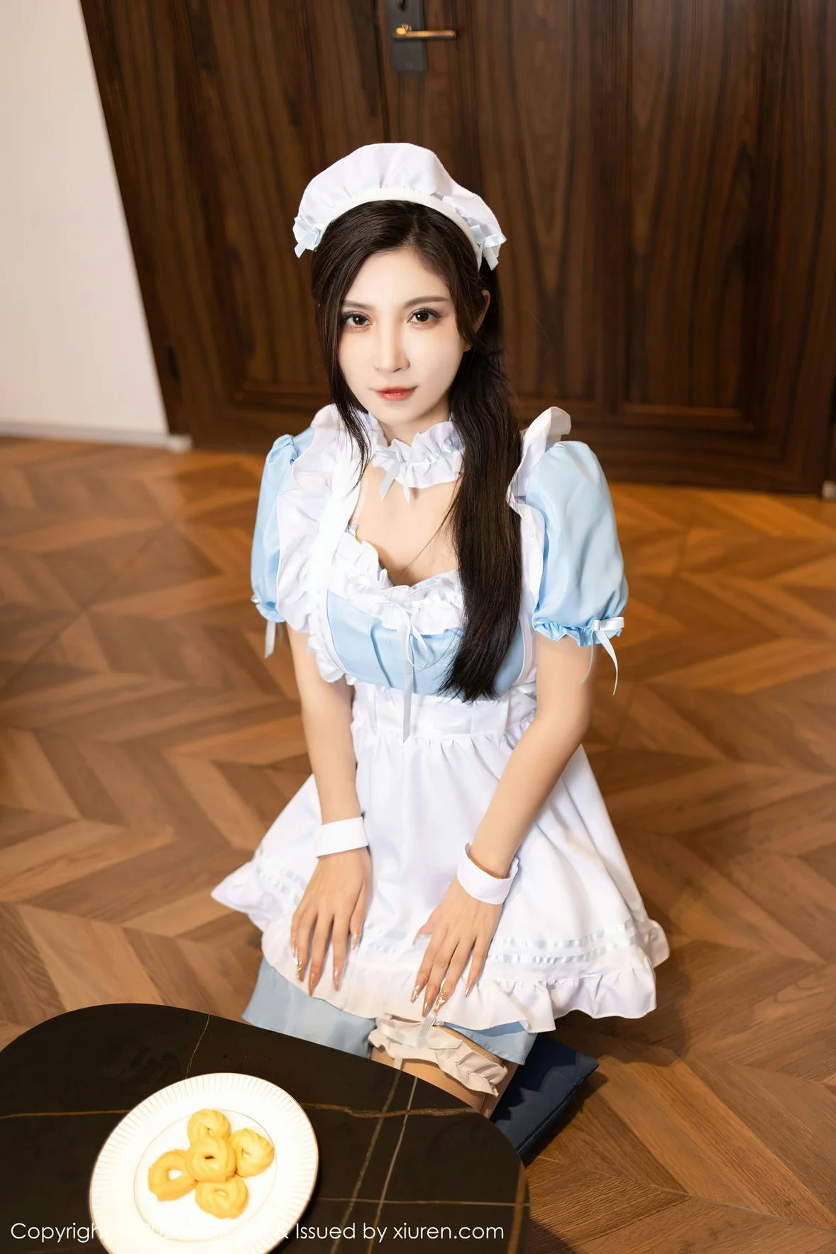 图片[5] - 语画 Vol.1100 小蛮妖Yummy 蓝色女仆贵州旅拍写真11 [84P] - 机器猫次元 - 机器猫次元