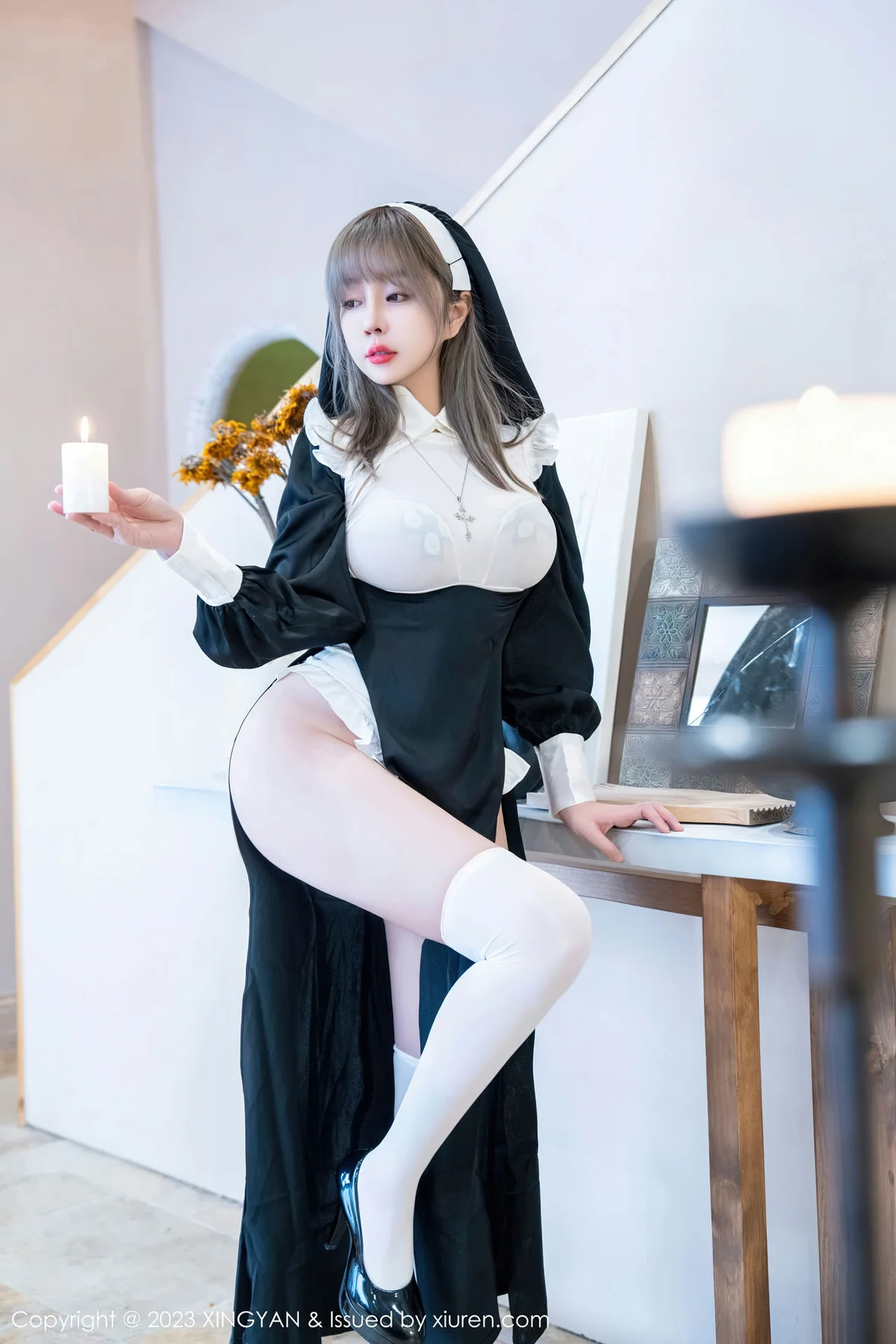 图片[6] - 星颜社 Vol.187 王雨纯 性感黑色修女性感写真 [76P] - 机器猫次元 - 机器猫次元