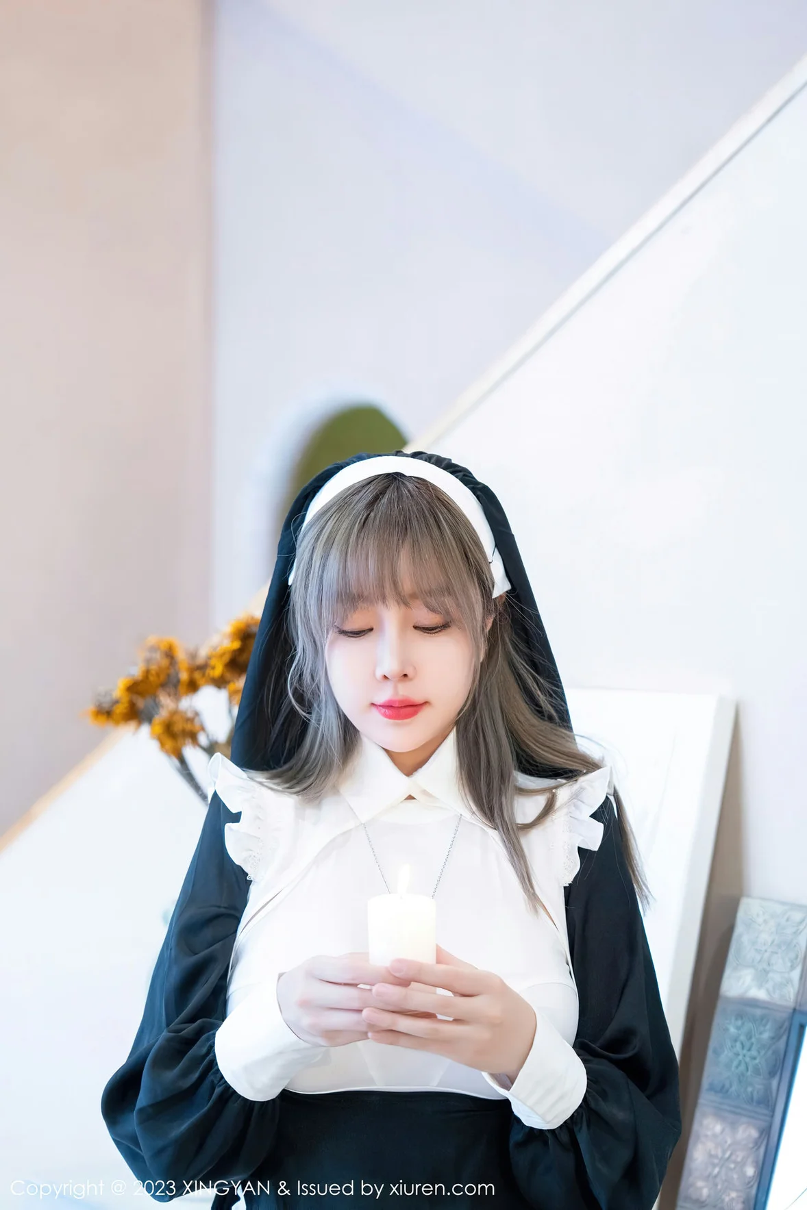图片[2] - 星颜社 Vol.187 王雨纯 性感黑色修女性感写真 [76P] - 机器猫次元 - 机器猫次元