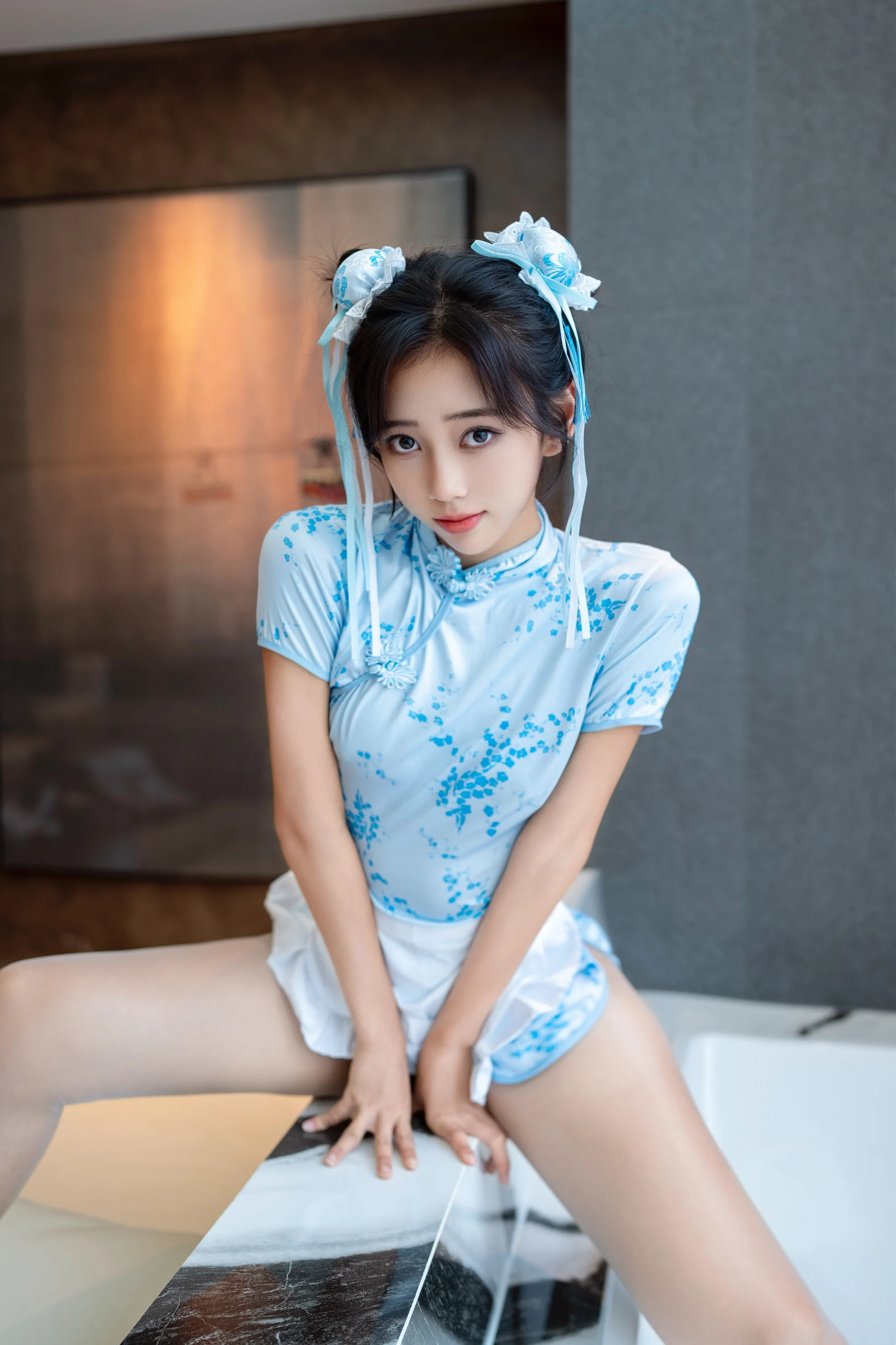 图片[8] - 星顏社 内购版 VOL.414 时安安 春丽诱人白色丝袜 [90P] - 机器猫次元 - 机器猫次元