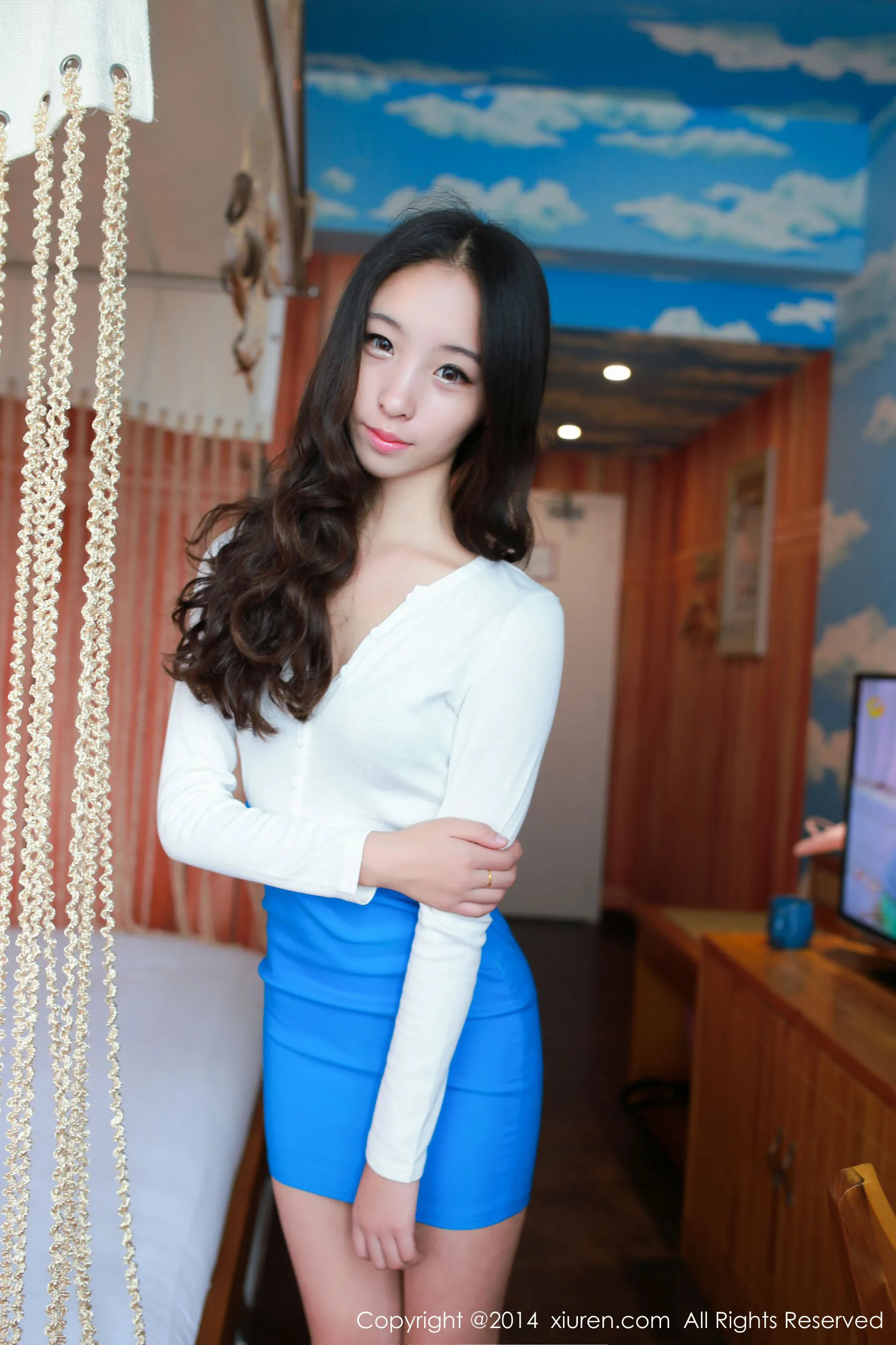 图片[3] - 梓萱Crystal《制服少女+猫耳系列》 秀人网 No.219 - 机器猫次元 - 机器猫次元