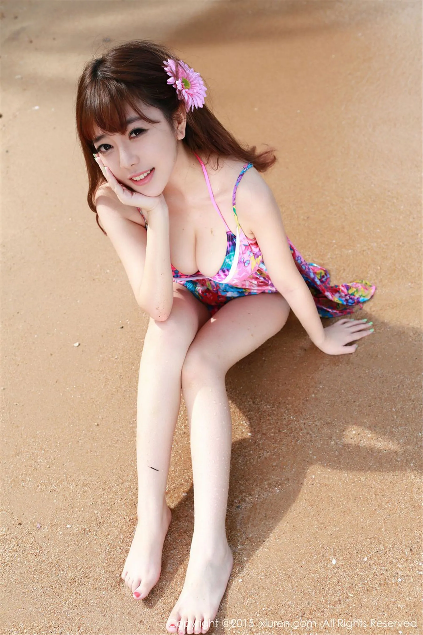 图片[3] - 刘飞儿Faye《泰国旅拍》海边系列 秀人网 No.268 - 机器猫次元 - 机器猫次元