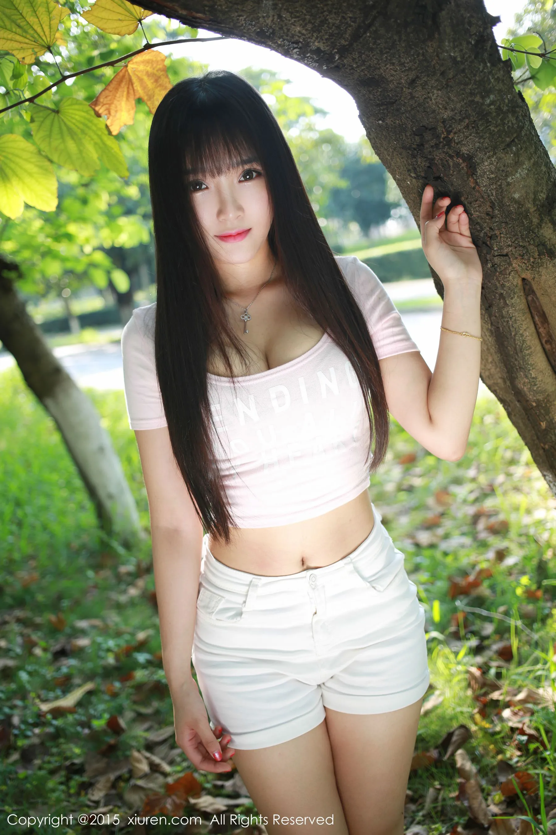 图片[5] - 夏瑶baby《清新热裤妹子外拍》 秀人网 No.345 - 机器猫次元 - 机器猫次元