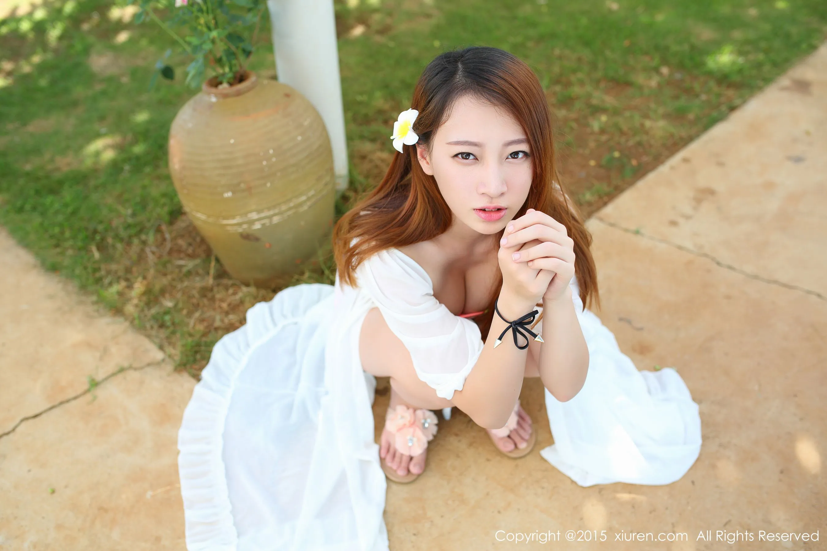 图片[6] - 丽莉Lily《涠洲岛旅拍》薄纱长裙+海边系列 秀人网 No.346 - 机器猫次元 - 机器猫次元