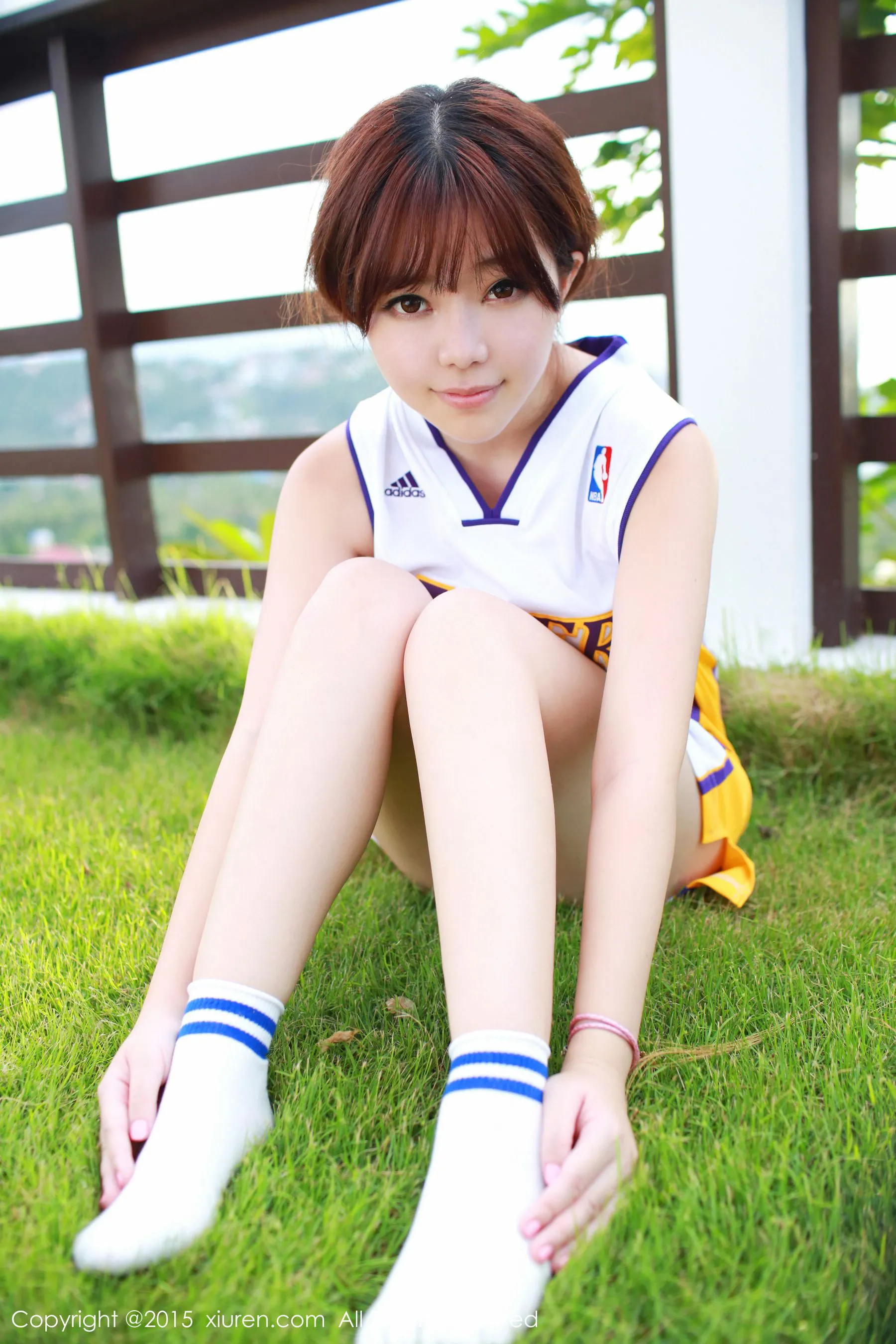 图片[6] - 刘飞儿Faye《科比篮球服+布条内衣》 秀人网 No.452 - 机器猫次元 - 机器猫次元