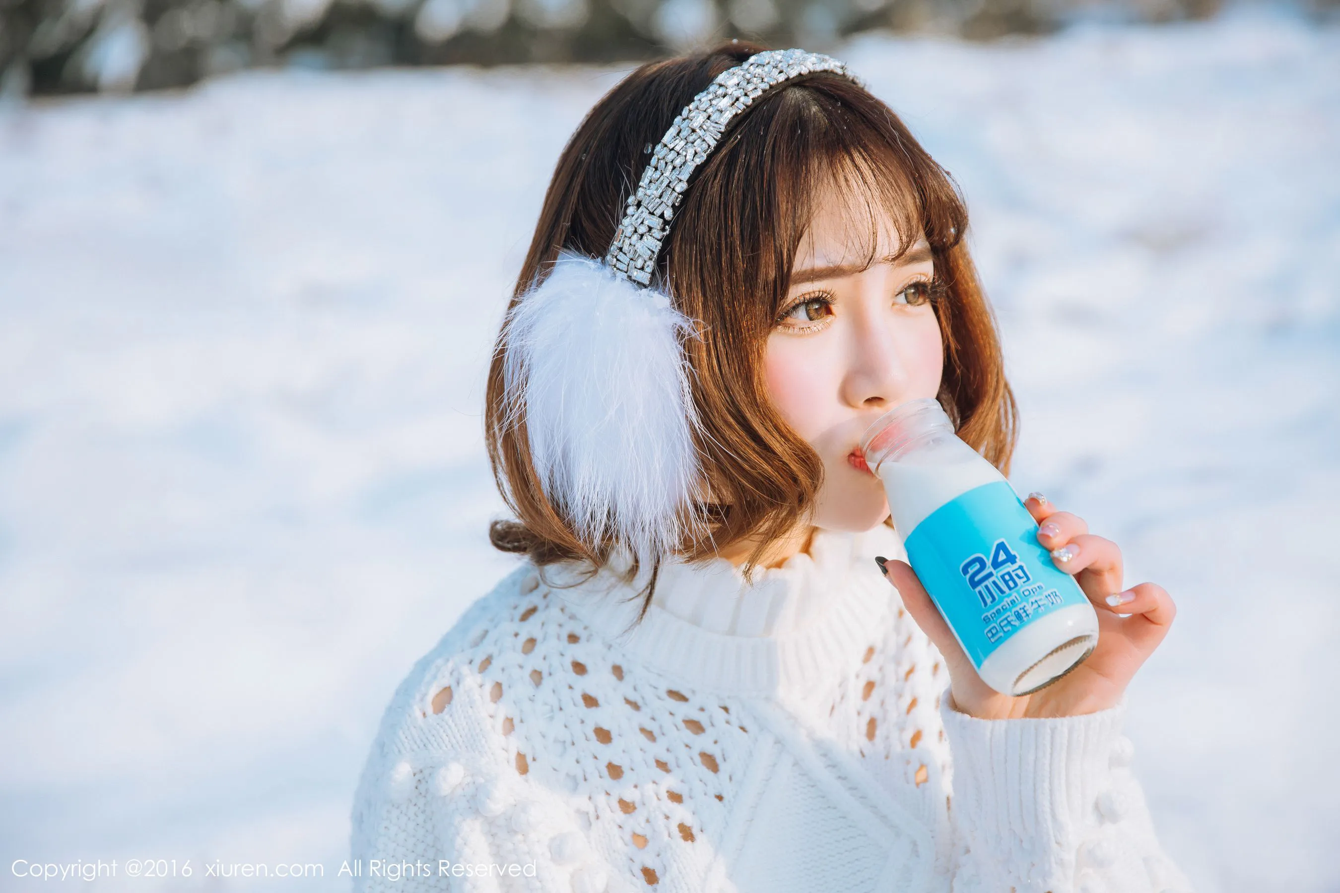 图片[8] - 徐cake《新春雪景套图》 秀人网 No.484 - 机器猫次元 - 机器猫次元