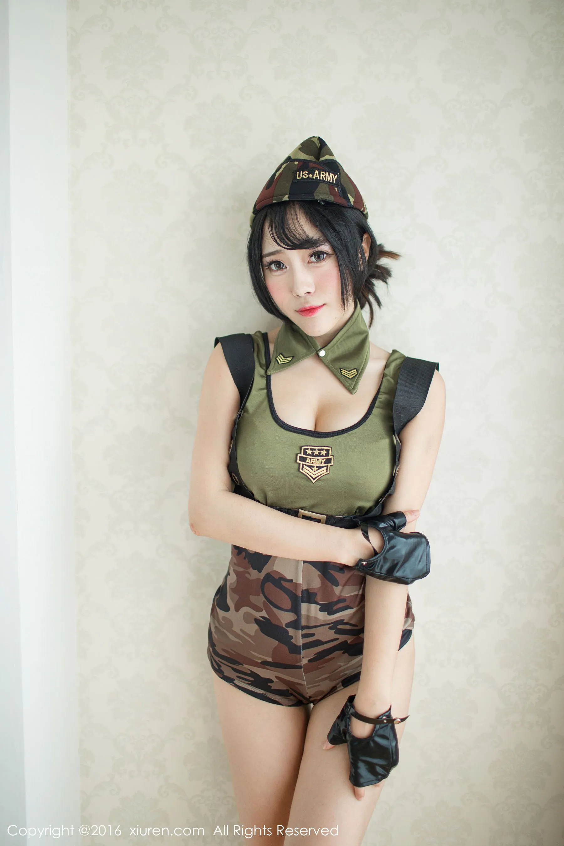 图片[7] - 兜豆靓Youlina《迷彩服+浴室系列》 秀人网 No.519 - 机器猫次元 - 机器猫次元