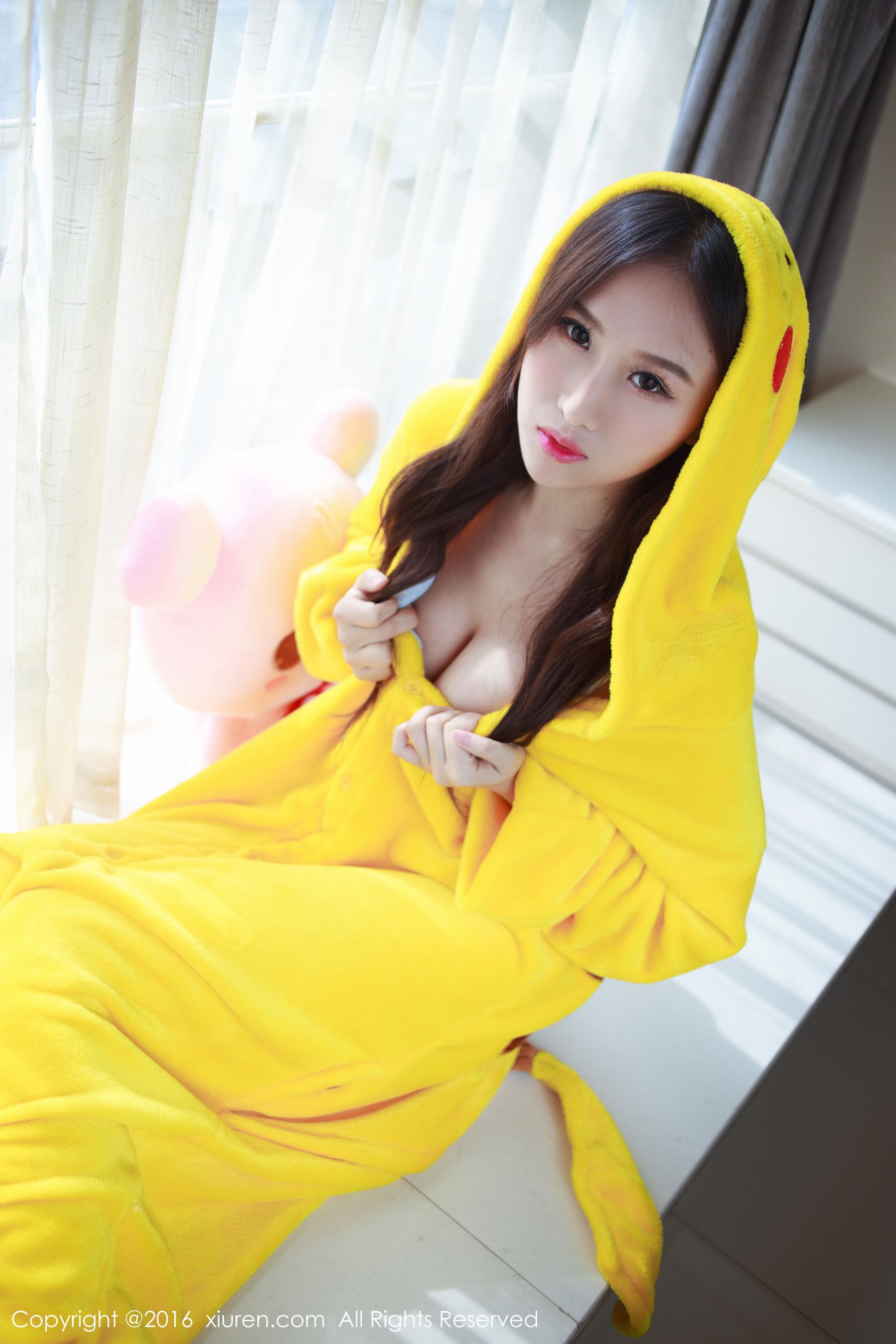 图片[4] - 月音瞳《皮卡丘和学生制服》 秀人网 No.646 - 机器猫次元 - 机器猫次元