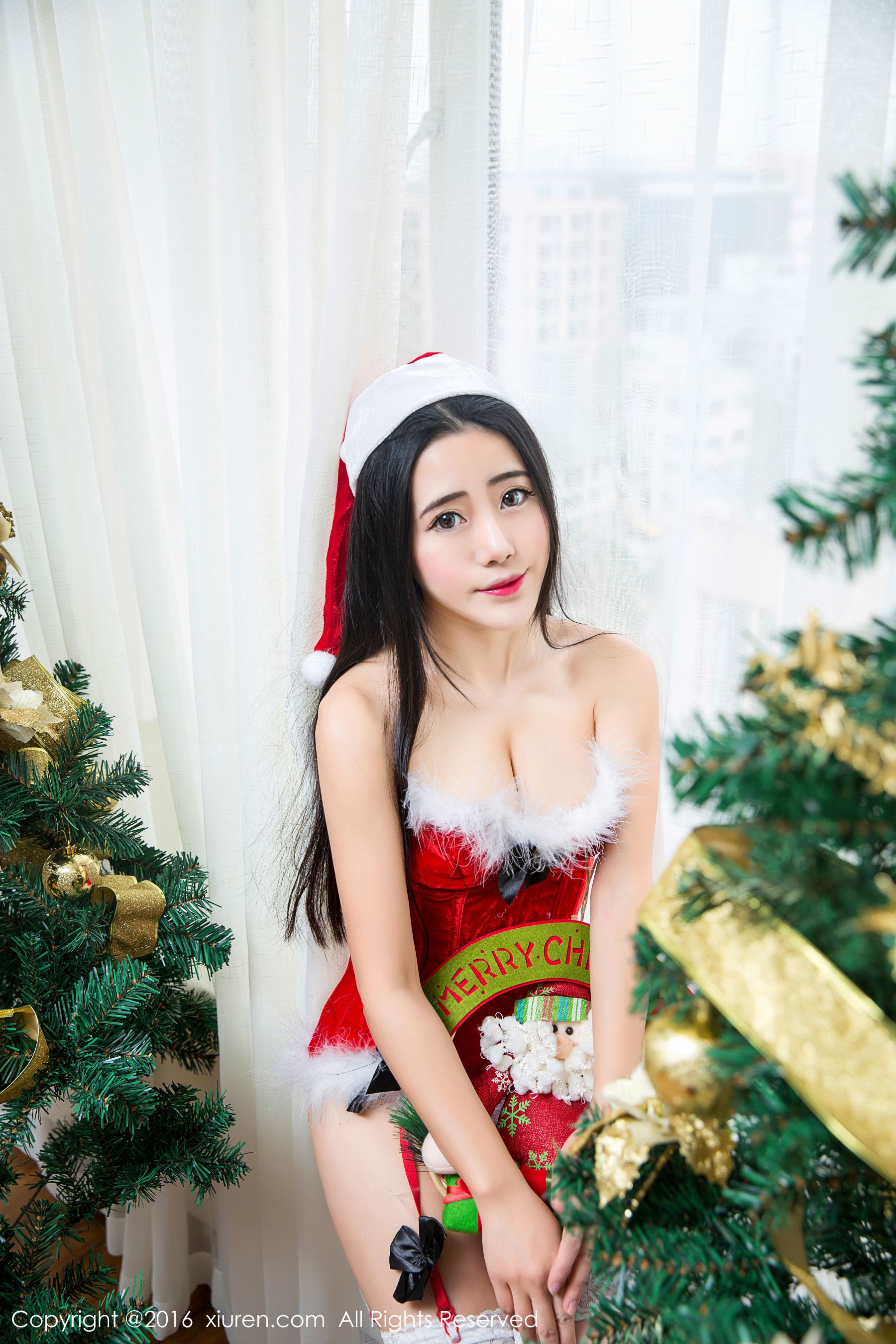 图片[1] - 兜豆靓Youlina《最靓圣诞礼物》 秀人网 No.660 - 机器猫次元 - 机器猫次元