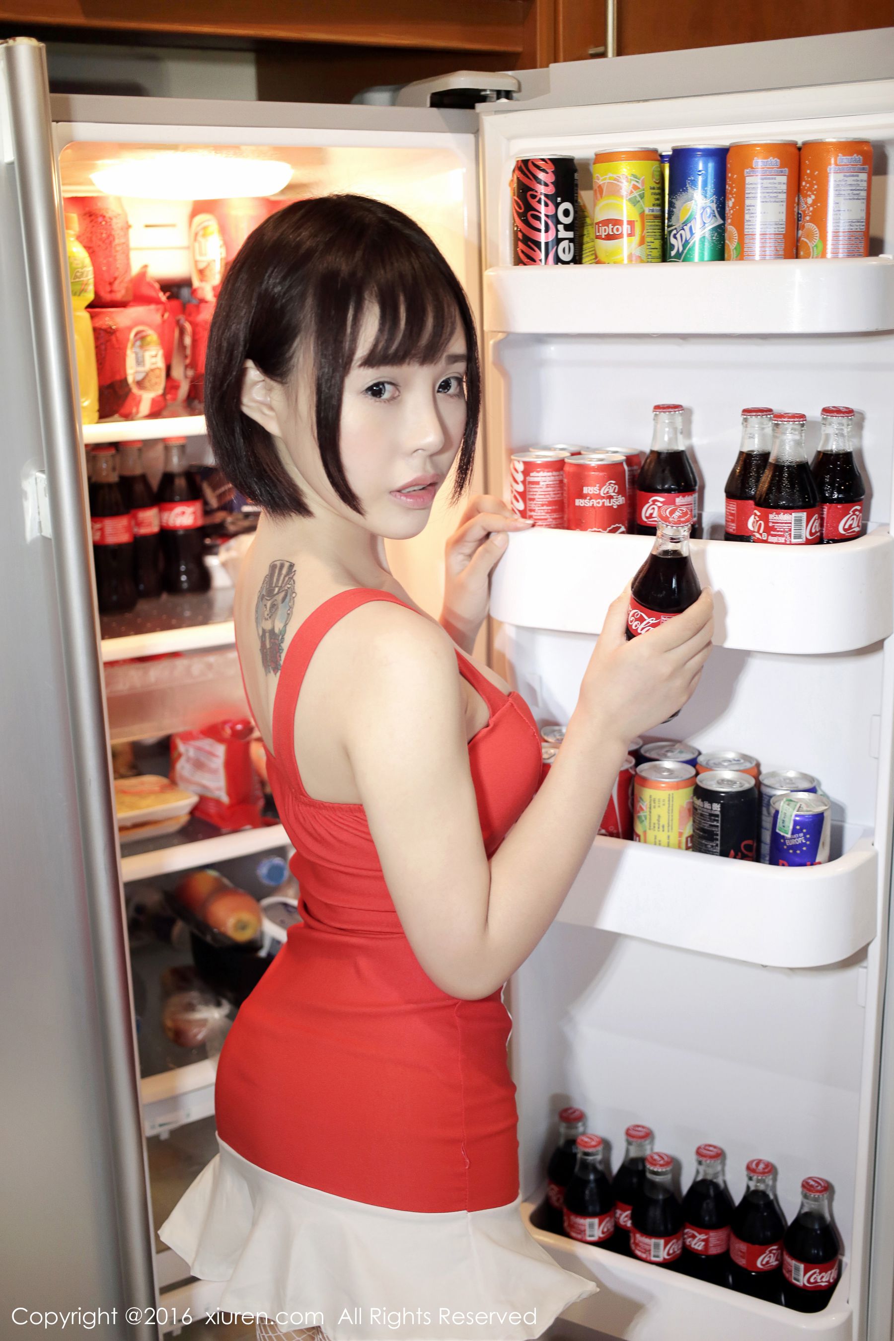 图片[3] - Evelyn艾莉《小红裙》 秀人网 No.665 - 机器猫次元 - 机器猫次元