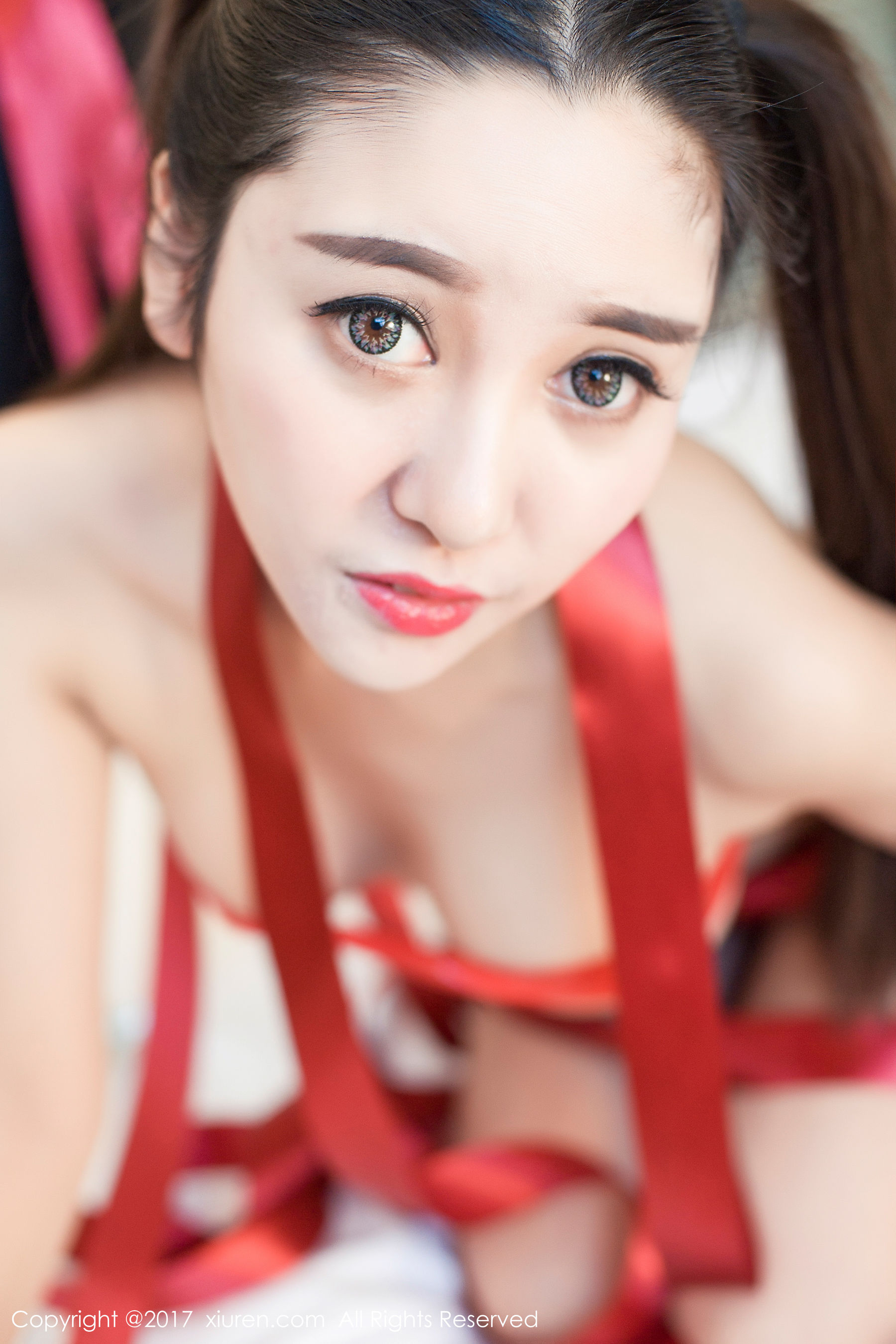 图片[3] - 李梓熙《红丝带束缚+开胸透视装》 秀人网XIUREN No.717 - 机器猫次元 - 机器猫次元