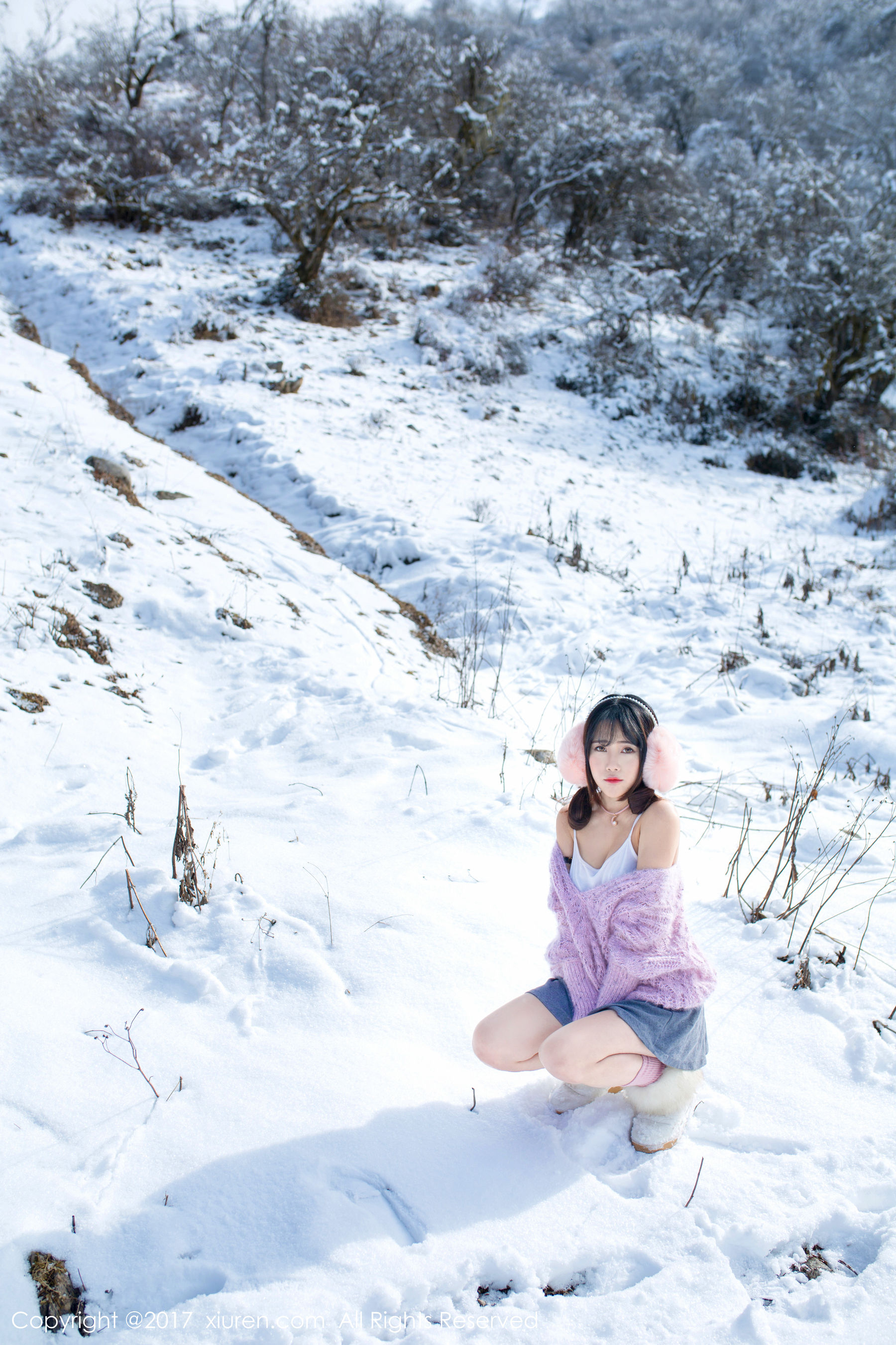图片[6] - 兜豆靓Youlina《冬天雪地人体摄影》 秀人网XIUREN No.720 - 机器猫次元 - 机器猫次元