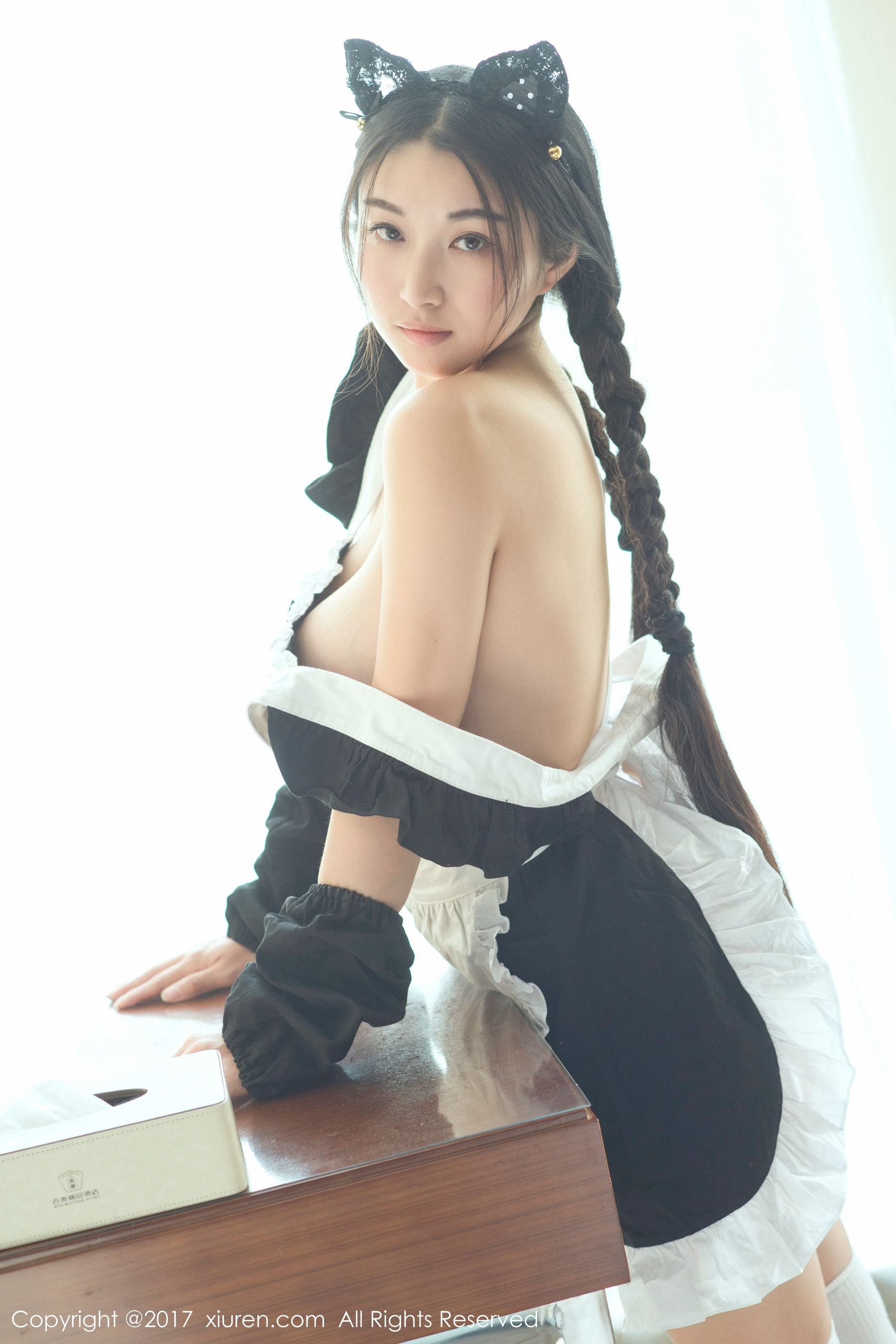 图片[2] - 盼盼已鸠《透明旗袍和日系女仆装》 秀人网XIUREN No.732 - 机器猫次元 - 机器猫次元