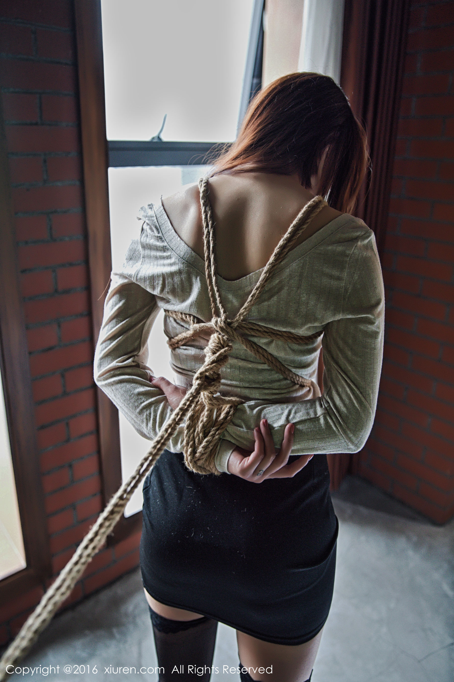 图片[7] - 兜豆靓Youlina《黑丝制服束缚》 秀人网XIUREN No.733 - 机器猫次元 - 机器猫次元
